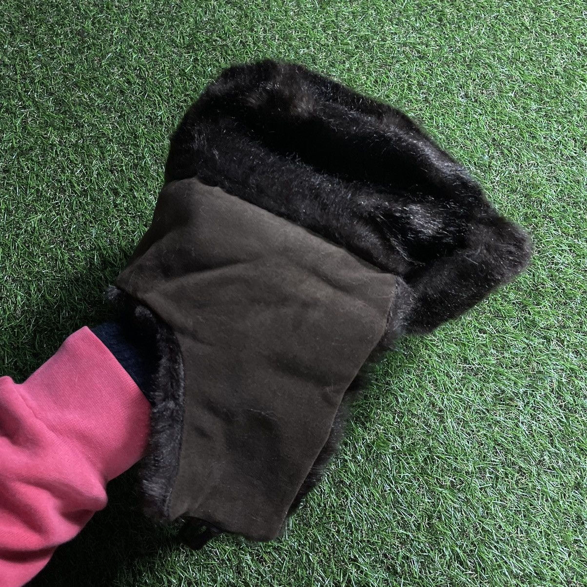 Vintage Vintage Y2K Fuzzy Mohair Beanie Ushanka Alt Goth Faded OS Size ONE SIZE - 5 Thumbnail
