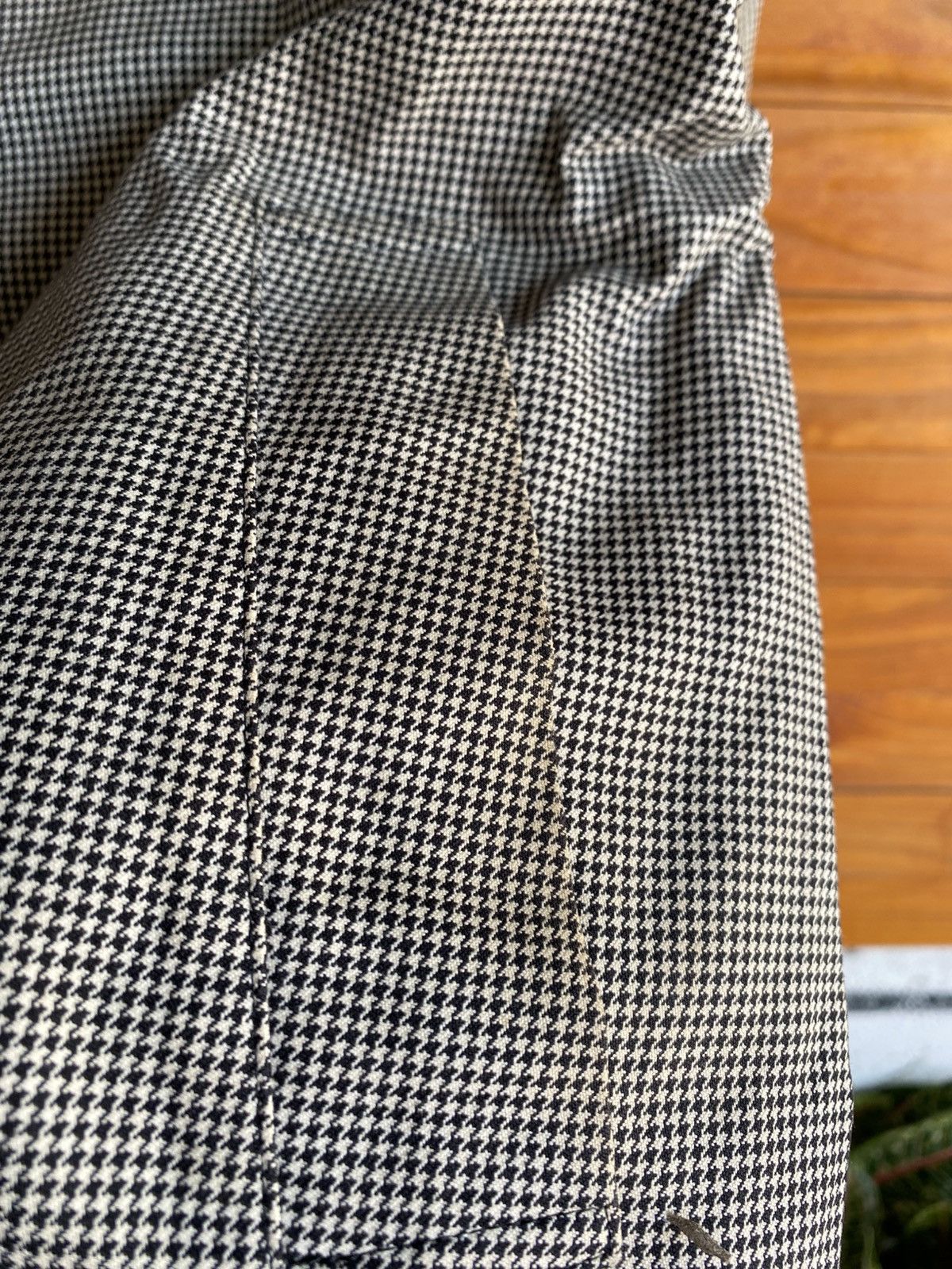 Burberry Burberry Black Label Houndstooth Coat – Classic Check Luxury Size US M / EU 48-50 / 2 - 6 Thumbnail