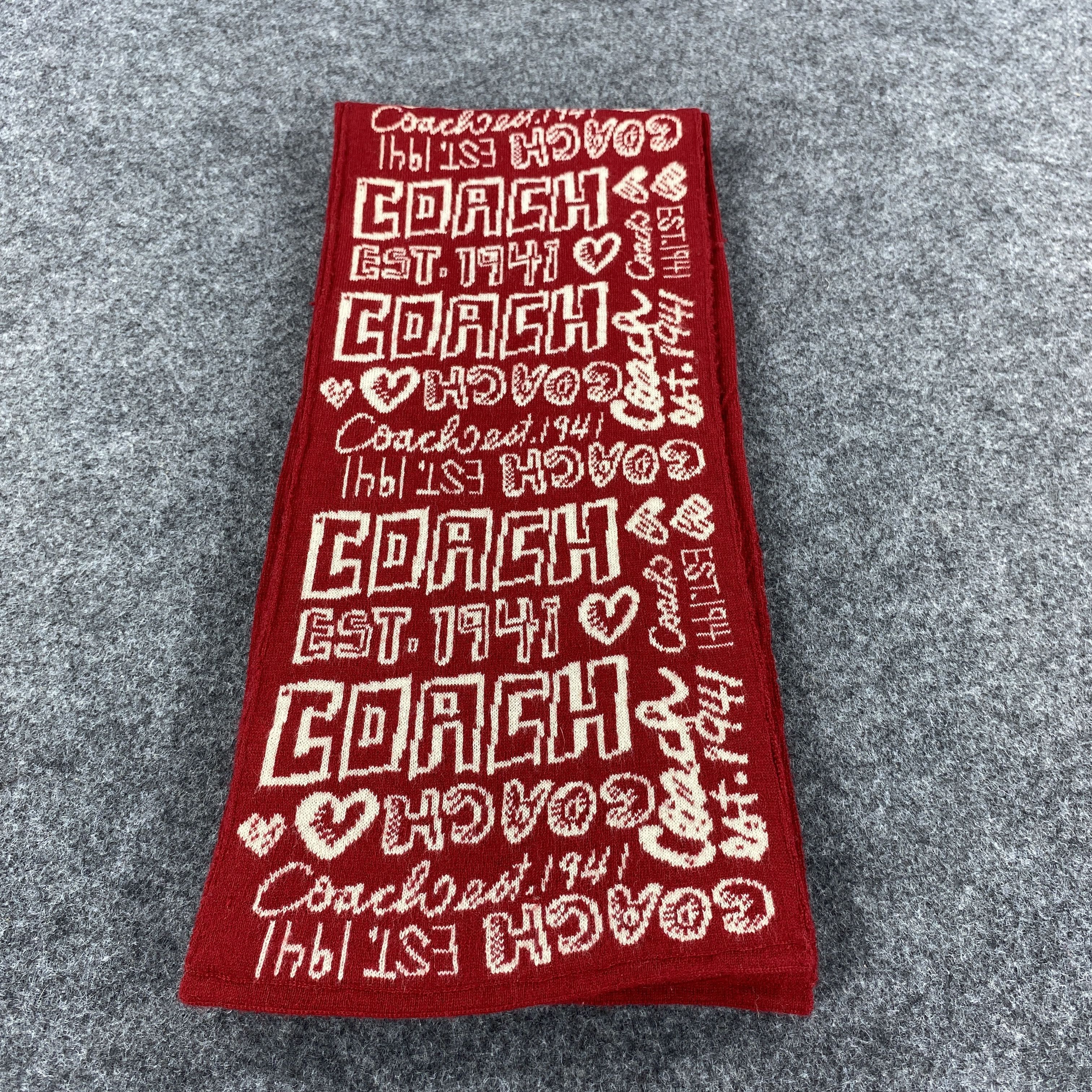 Coach × Vintage GF10422 Coach Scarf Neck Wear Muffler Size ONE SIZE - 7 Thumbnail