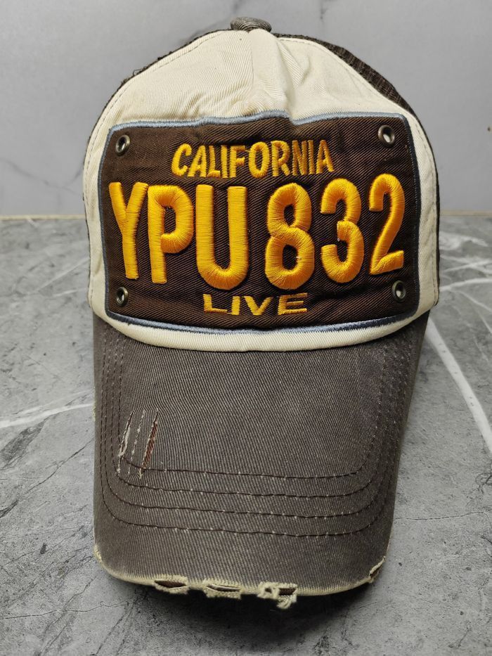 Vintage Vintage California YPU 832 Live Distressed Style Cap Hat Size ONE SIZE - 2 Thumbnail