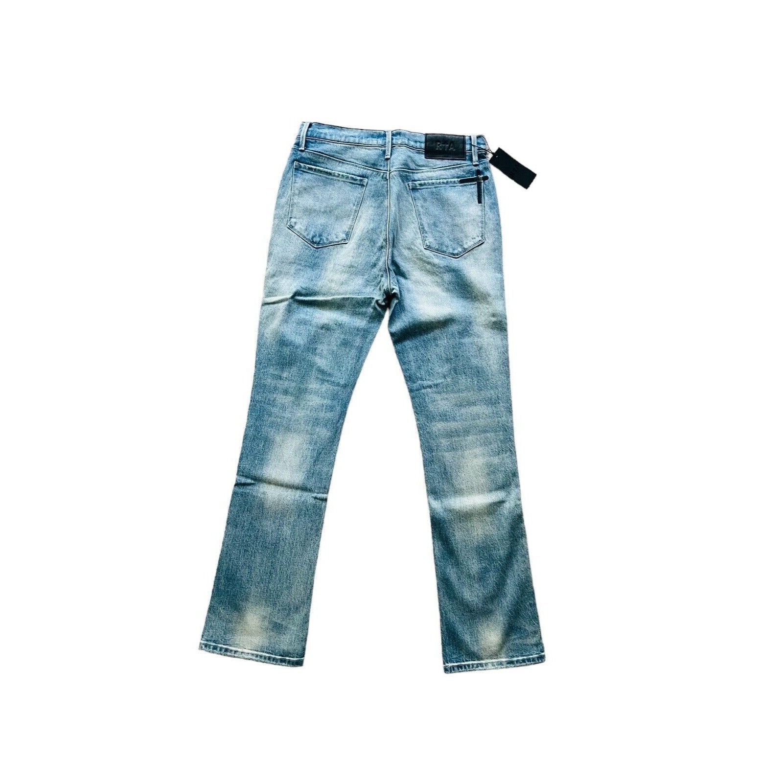 Rta RtA Mens Denis Flared Skinny Jeans Blue $245 Size 31/32 Size US 31 - 4 Thumbnail