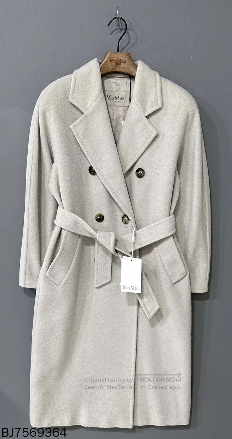Max Mara Max Mara Light gray coat Size XXS / US 00 / IT 34 - 2 Thumbnail