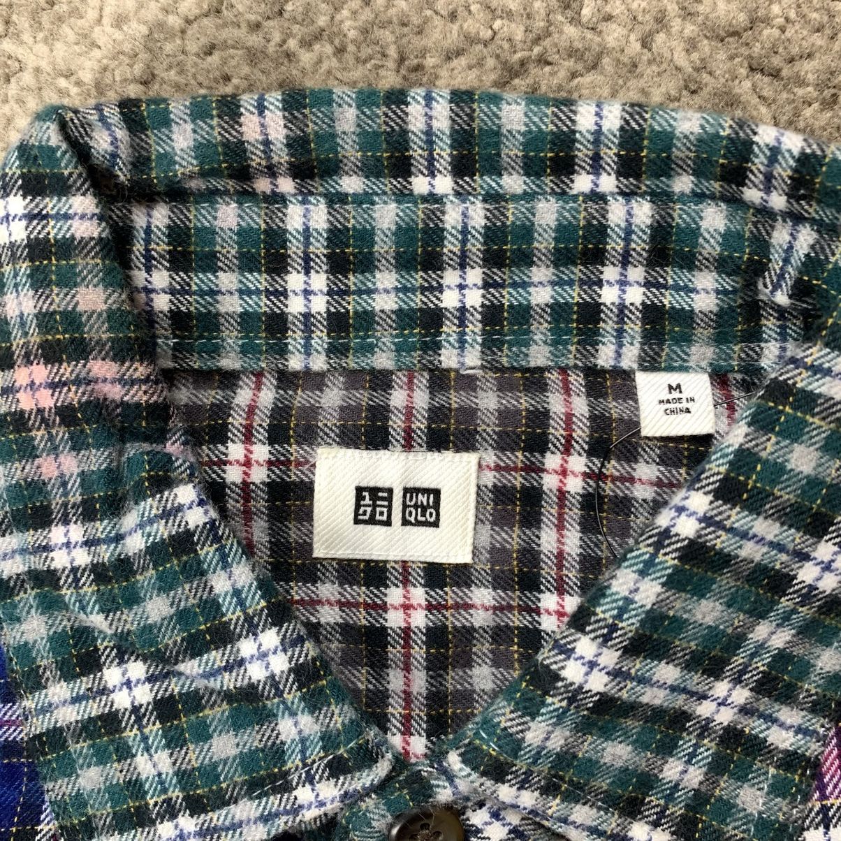Uniqlo Uniqlo Flannel Needles Patchwork Size US M / EU 48-50 / 2 - 6 Thumbnail