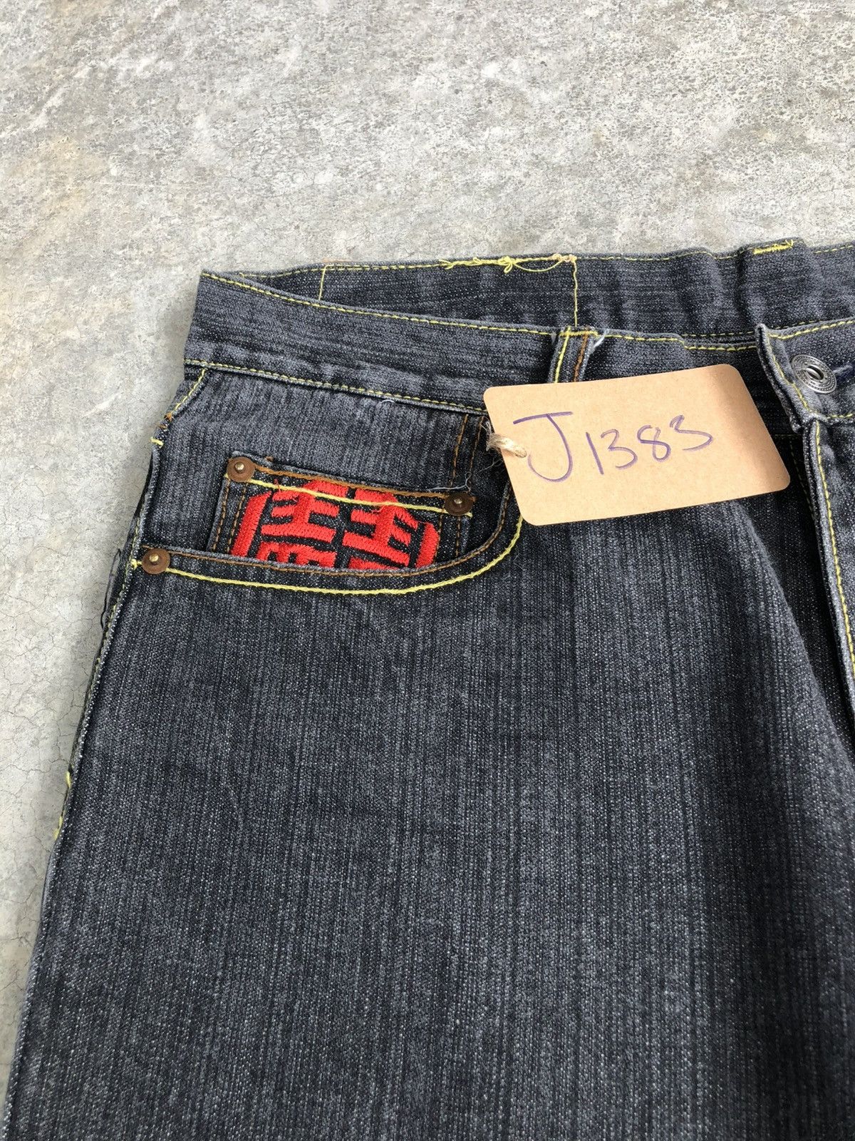 Japanese Brand Japanese Tuwamono Embroidered Jeans Distressed Size US 32 / EU 48 - 14 Thumbnail