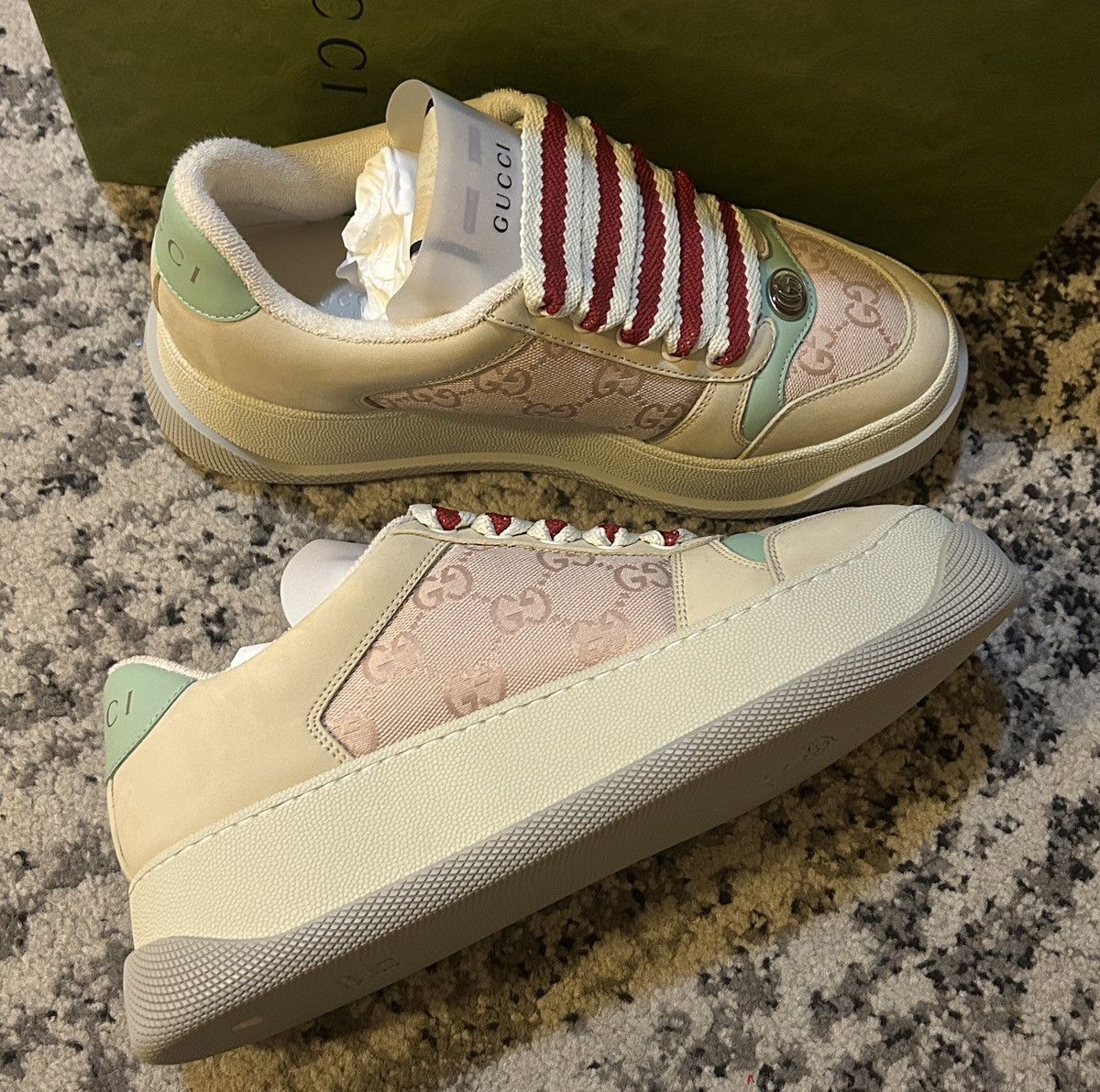 Gucci Gucci GG Monogram Screener Sneaker Size US 9.5 / IT 39.5 - 4 Thumbnail