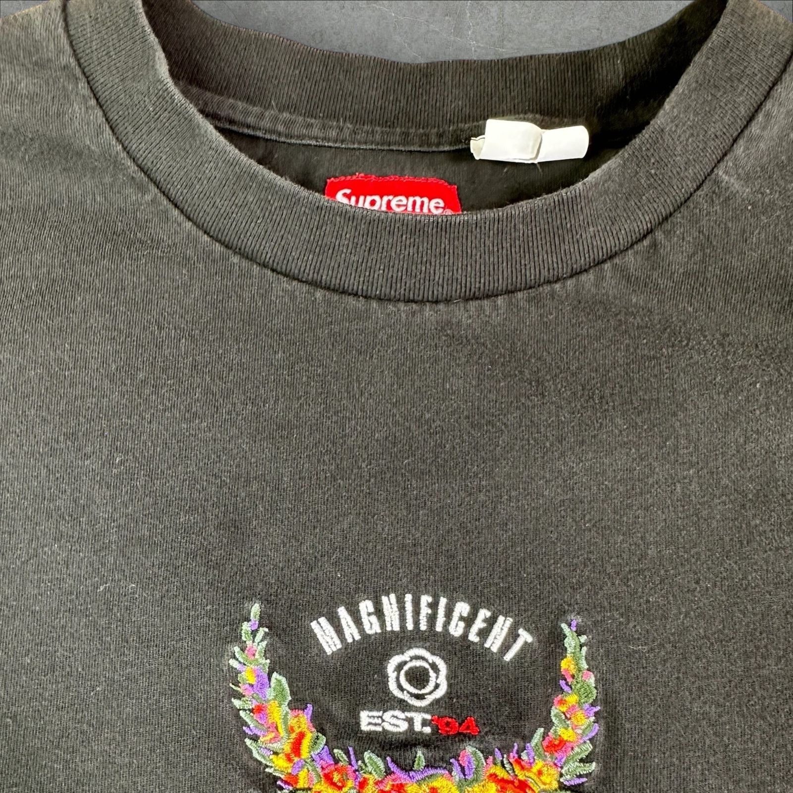 Supreme SUPREME Magnificent Embroidered Tee Size US XL / EU 56 / 4 - 2 Thumbnail