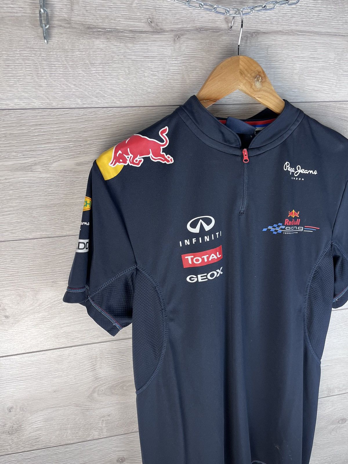 Red Bull Pepe Jeans Red Bull Racing Jersey Infiniti Formula One Navy Size US L / EU 52-54 / 3 - 3 Thumbnail