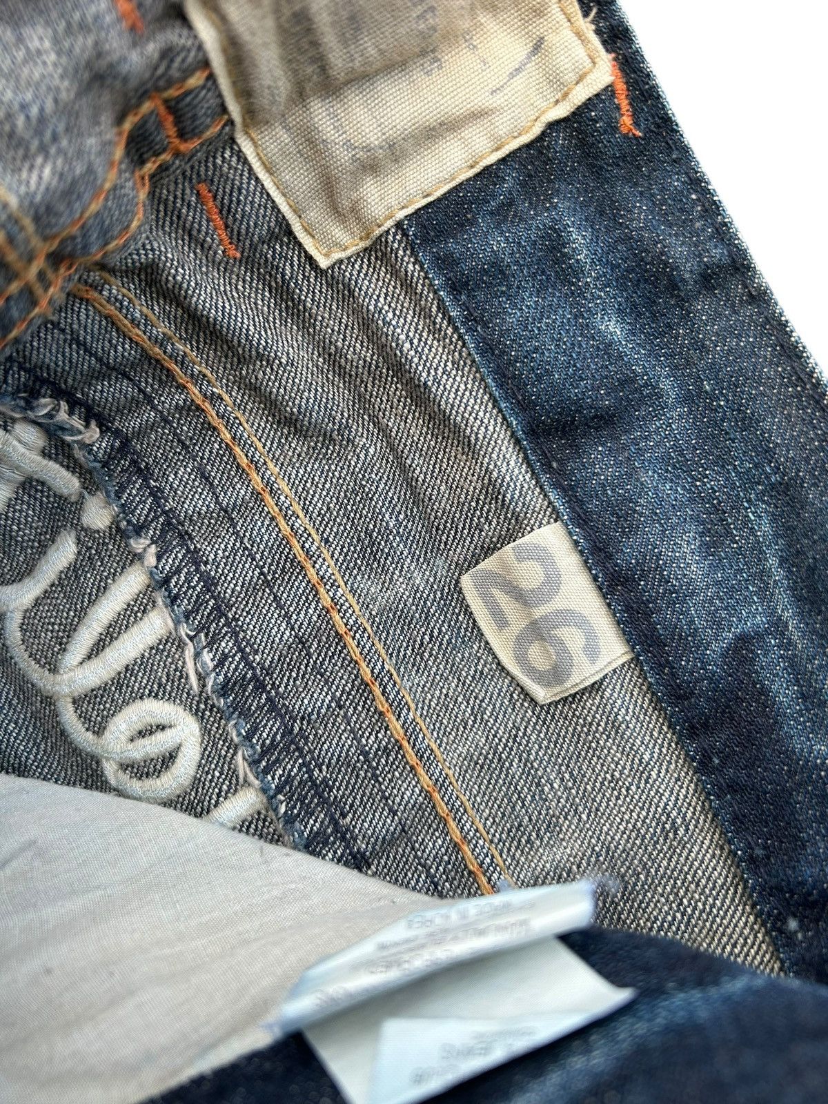 Kapital Flare YOSHITOMO NARA LOLITA JAPANESE Low rise Denim Jeans Size US 29 - 16 Thumbnail