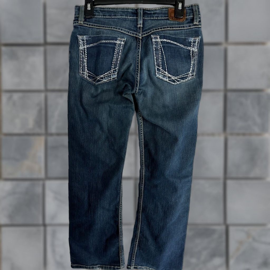 BKE VINTAGE BKE Jeans Women 27 Blue Denim Boots Bootcut Low Rise 29 in Inseam 5-Pocket Y2K"} Size 27" / US 4 / IT 40 - 1 Thumbnail