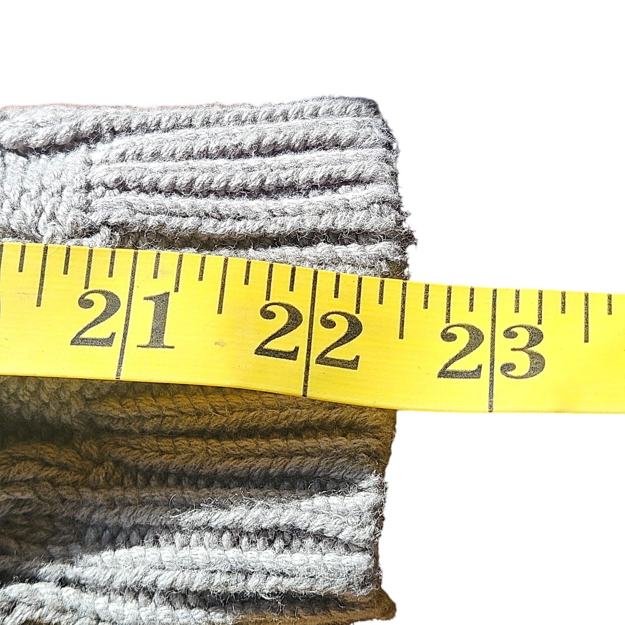 Aeropostale Aeropostale Crop Chunky Cable Sweater Gray L Academia Cozy Size L / US 10 / IT 46 - 13 Thumbnail