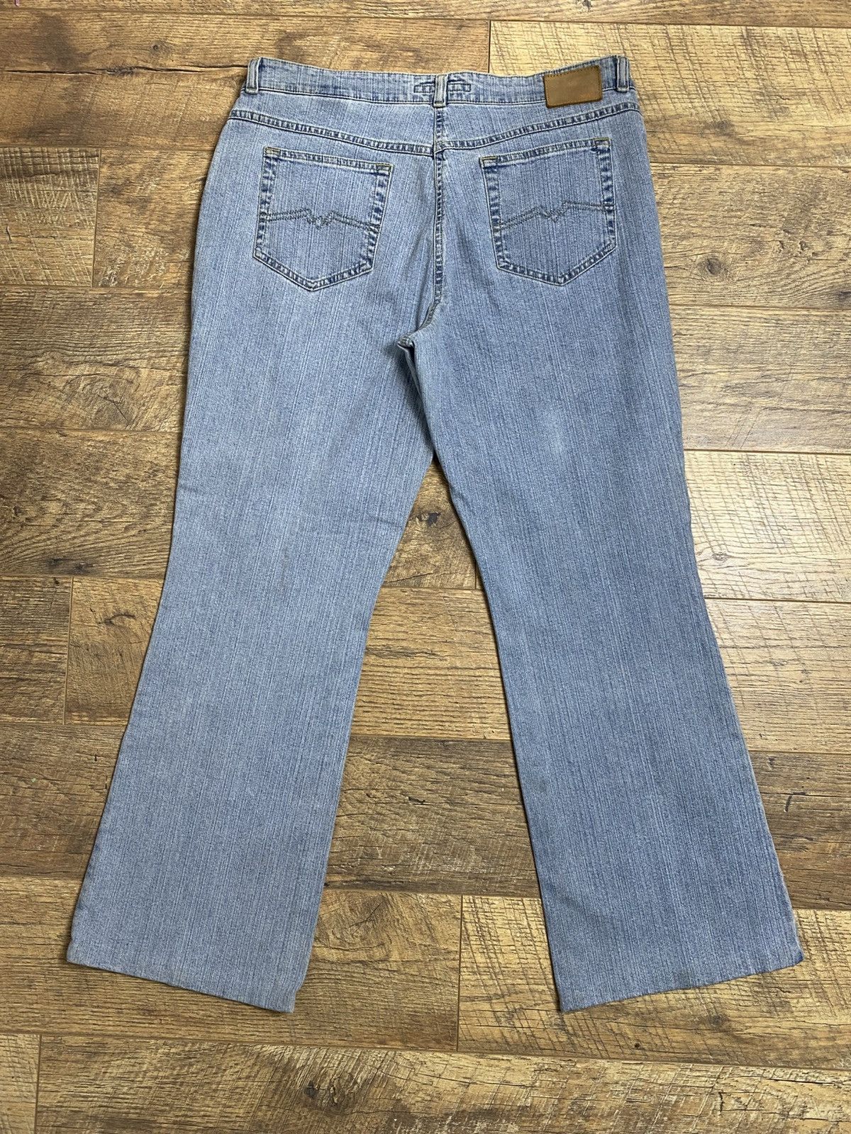 Japanese Brand MAC Claudia Futuristic Retro Seam Denim Jeans Very Rare Y2K Size 27" / US 4 / IT 40 - 6 Thumbnail