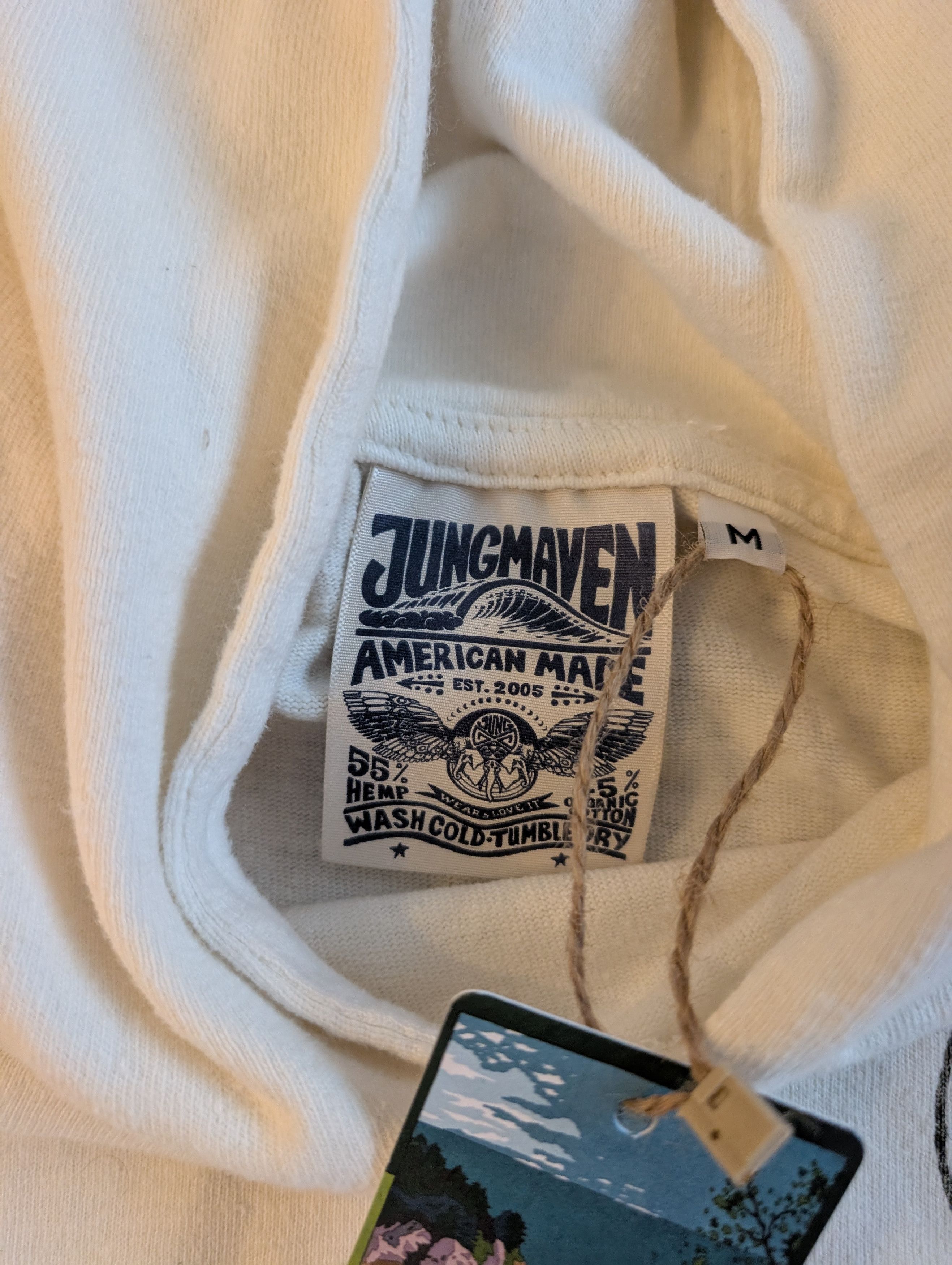 Jungmaven NWT Jungmaven Santa Cruz Peace and Love Hoodie Size US M / EU 48-50 / 2 - 3 Thumbnail