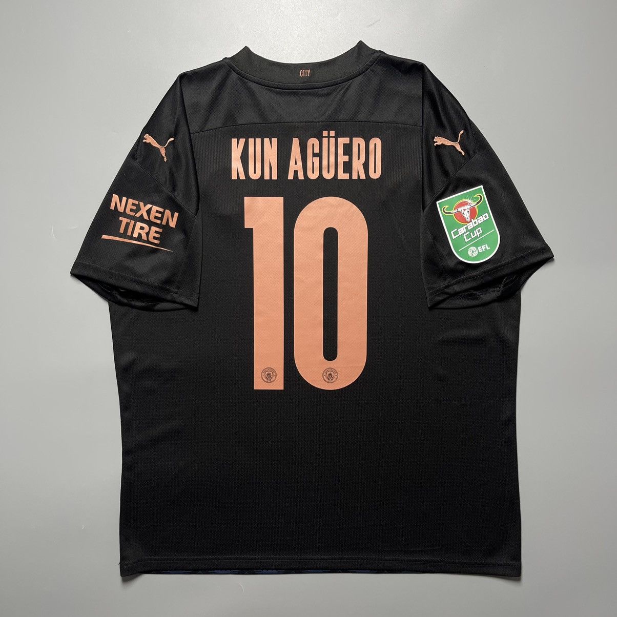 Puma MAN CITY PUMA 2020/2021 FOOTBALL AWAY JERSEY #10 AGUERO Size US XL / EU 56 / 4 - 1 Thumbnail
