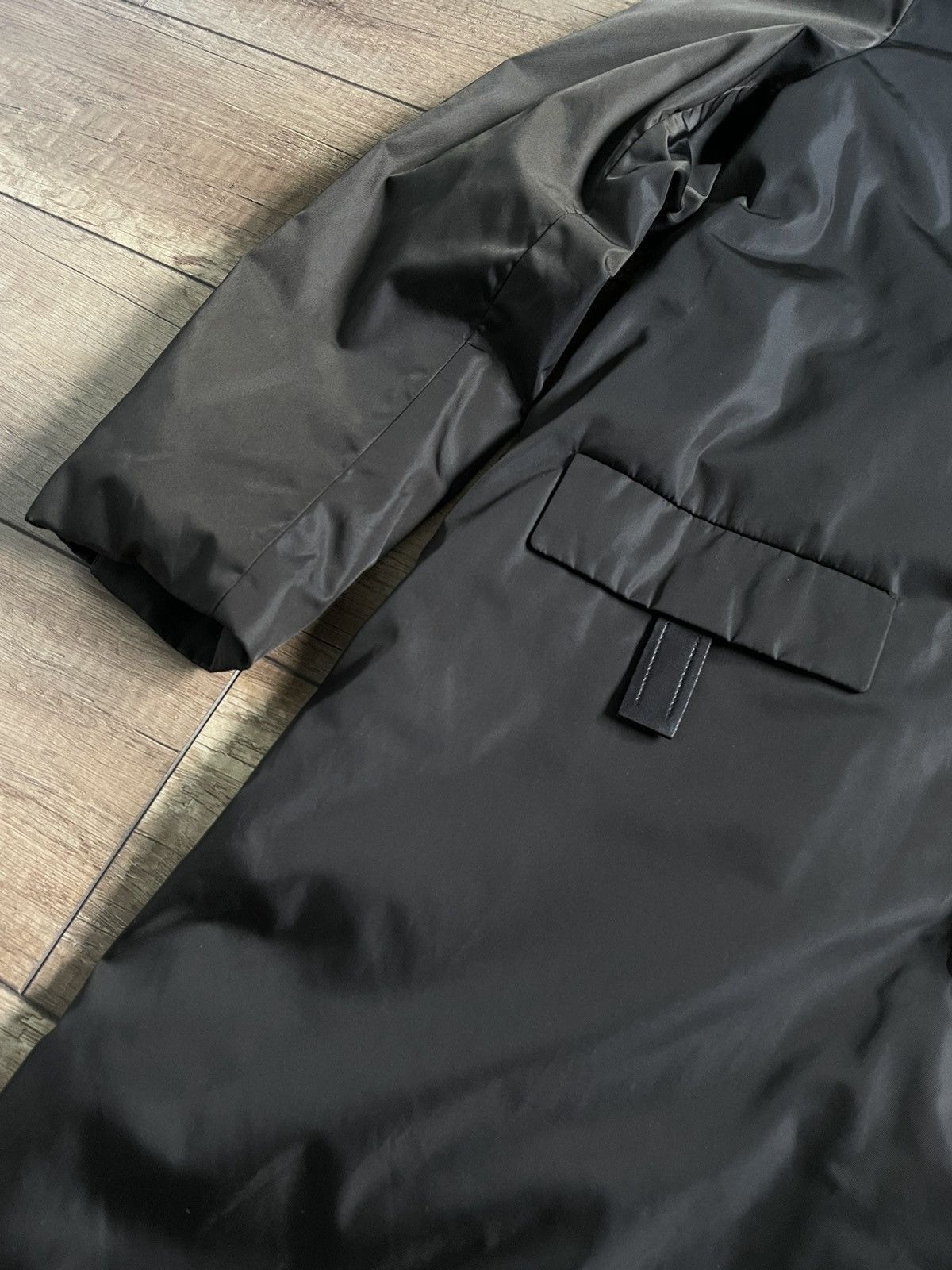 Prada RARE Prada Black Tag Long Nylon Hooded Jacket Parka Coat Size M / US 6-8 / IT 42-44 - 9 Thumbnail