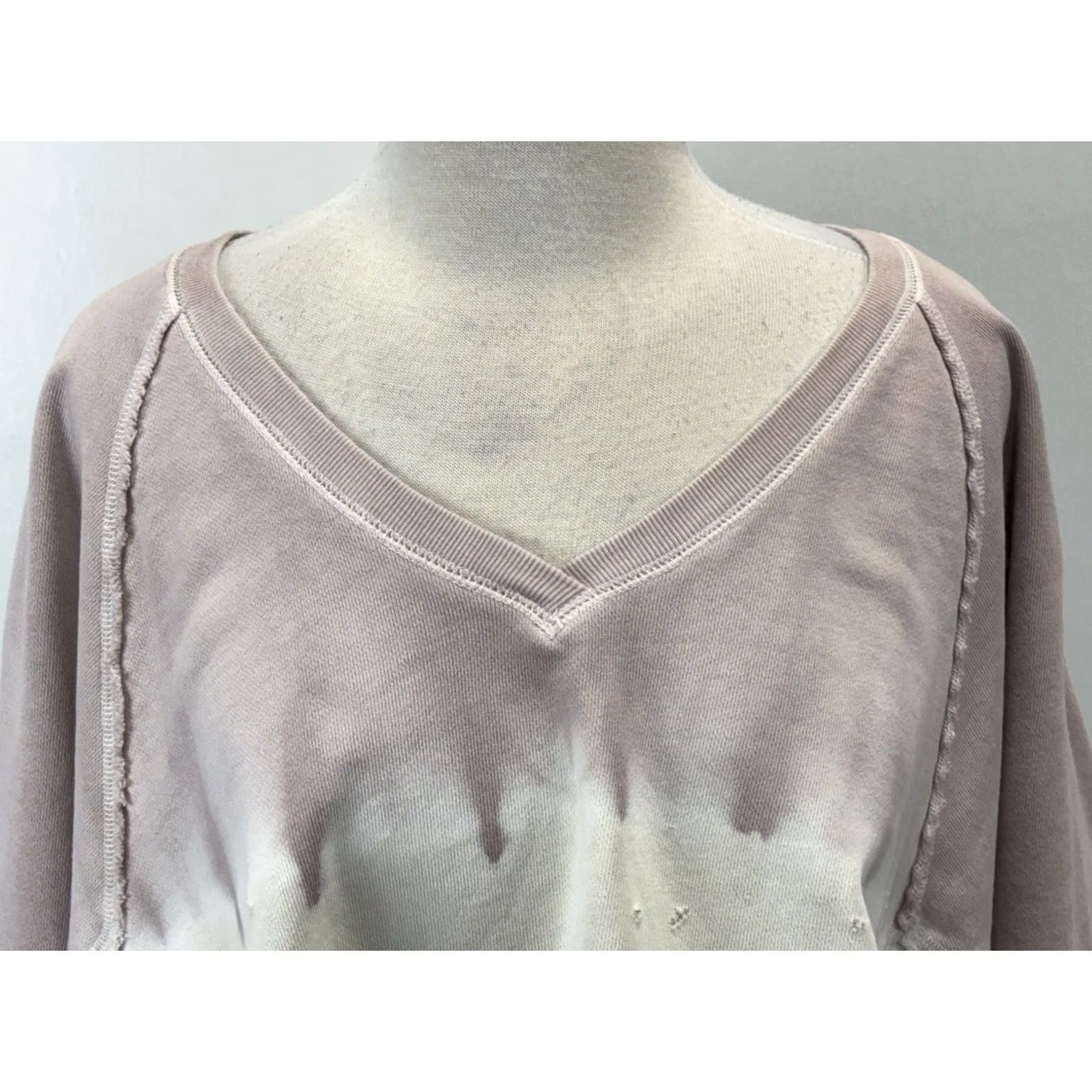 Free People VINTAGE Free People Oversized Sweatshirt Small Tie Dye Pink Boho Womens Baggy Distressed Pullover Long Sleeve Regular Size XS? Size S / US 4 / IT 40 - 5 Thumbnail