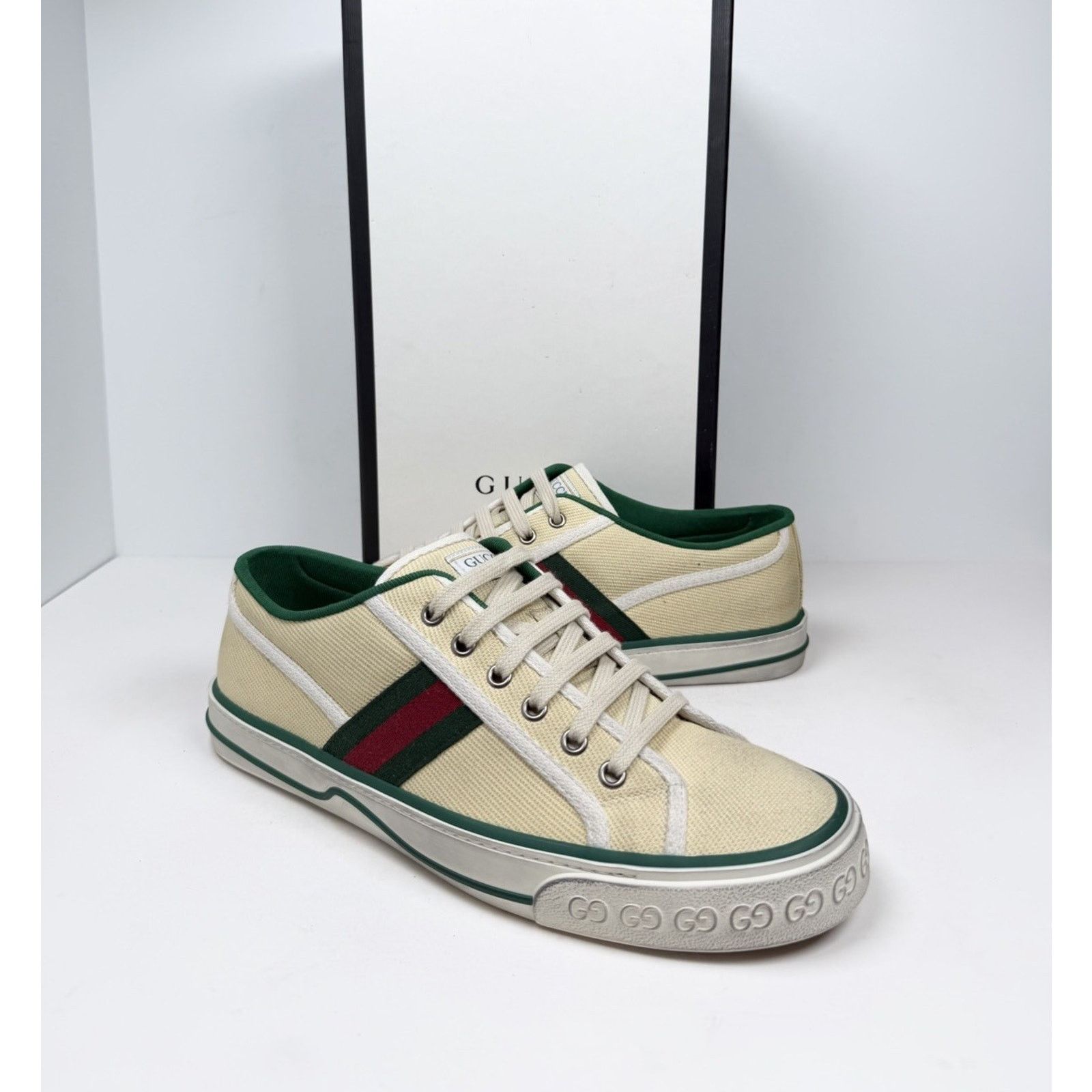 Gucci Size 8G/8.5US - Gucci Tennis 1977 Distressed NEW Size US 8.5 / EU 41-42 - 2 Thumbnail