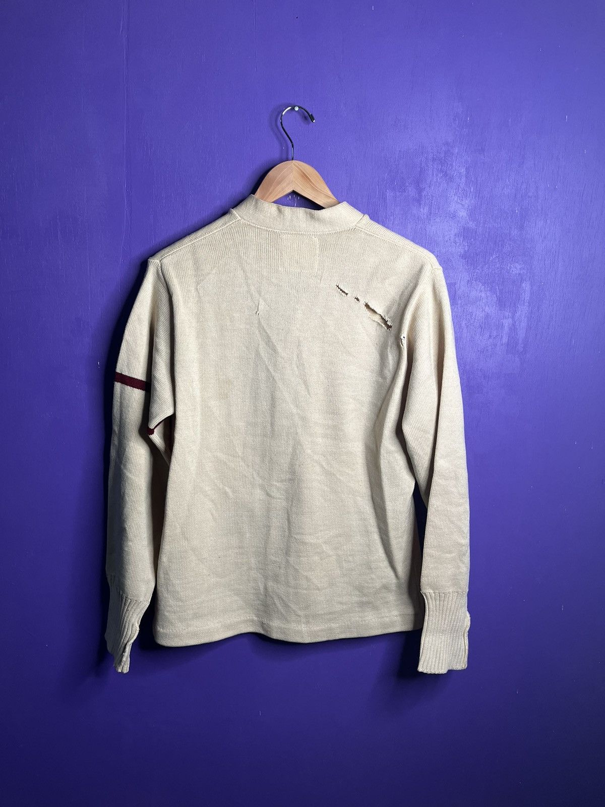 Vintage Vintage 60s Harvard university H patch cardigan Size US M / EU 48-50 / 2 - 2 Thumbnail