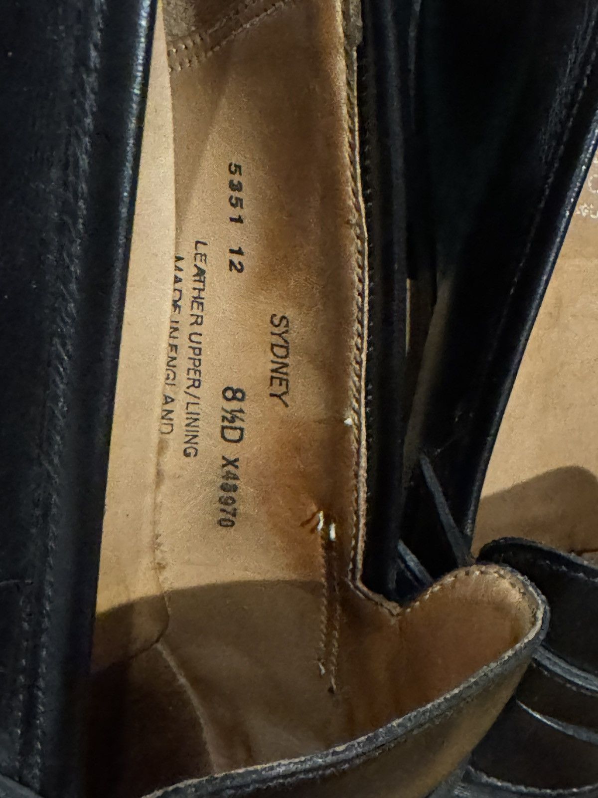 Barneys New York × Crockett & Jones Crockett & Jones for Barneys NY Sydney black penny loafer Size US 8.5 / EU 41-42 - 10 Thumbnail