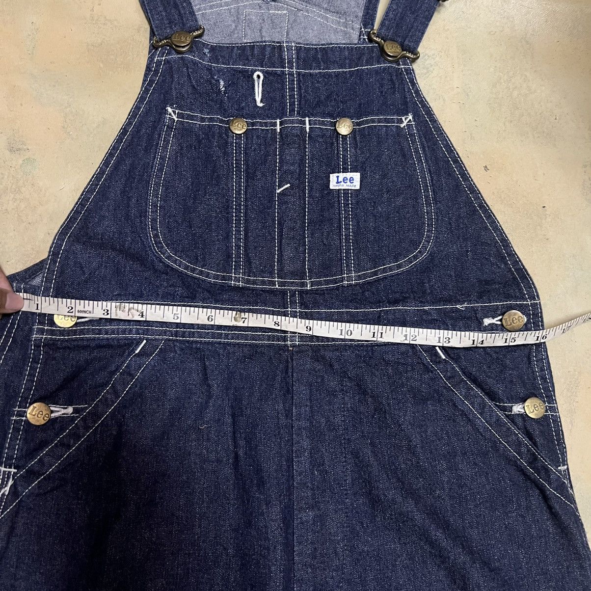 Lee Lee Union Made Blue Denim Overall Size US 32 / EU 48 - 11 Thumbnail