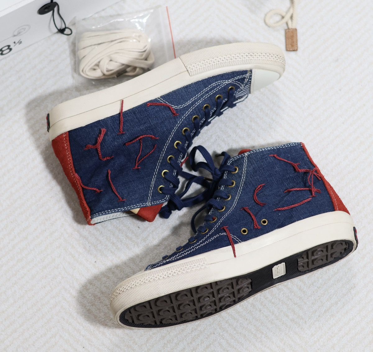 Visvim Visvim Skagway Hi Denim Patchwork Folk （indigo）us8.5 Size US 8.5 / EU 41-42 - 13 Thumbnail