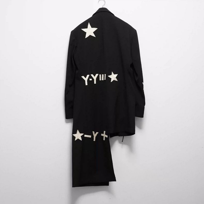 Yohji Yamamoto Yohji Yamamoto 2019AW star embroidered buttoned asymmetric Size US L / EU 52-54 / 3 - 2 Thumbnail