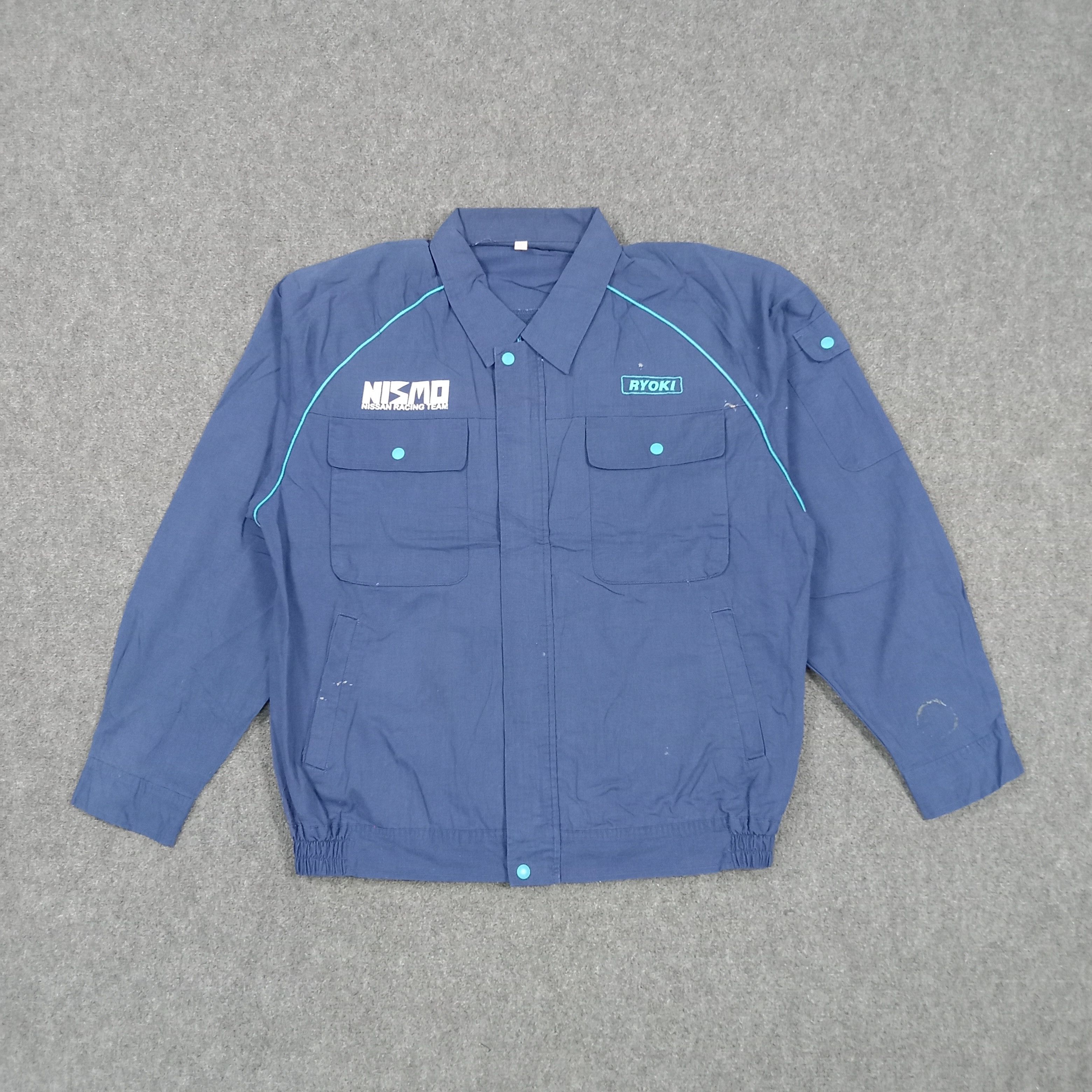 Nissan Nismo Nissan Japanese Racing Team Custom Logo Jacket C287N10 Size US L / EU 52-54 / 3 - 3 Thumbnail