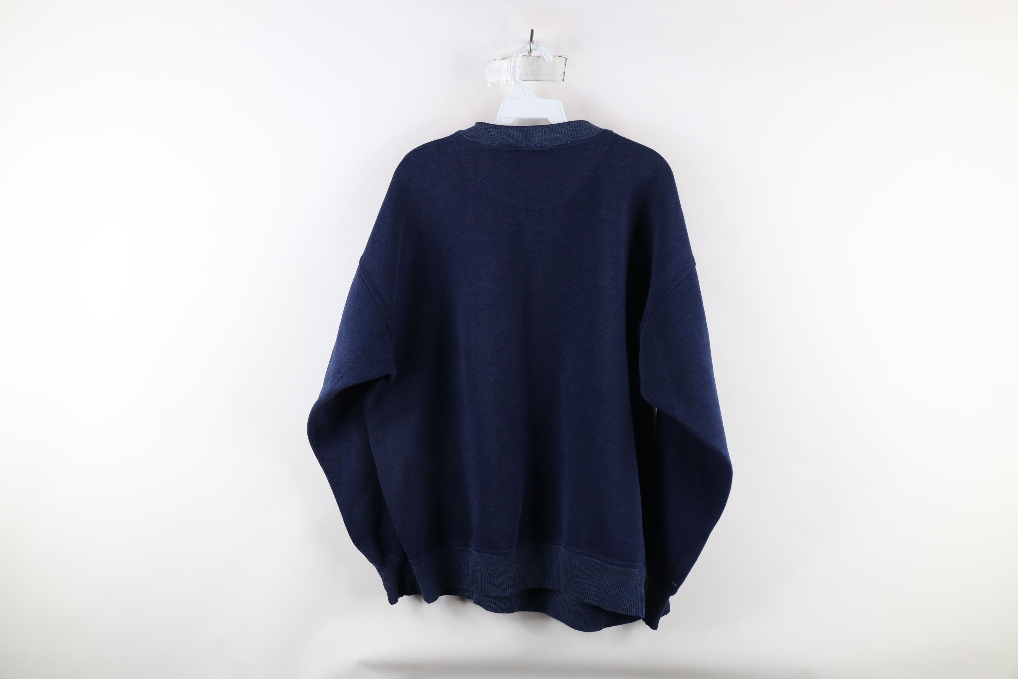Vintage Vintage 90s Block M University of Michigan Sweatshirt Size L / US 10 / IT 46 - 12 Thumbnail