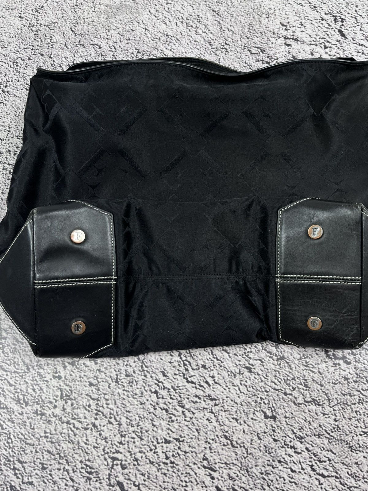 Gianfranco Ferre Vintage Ferre Milano F Monogrammed Logo Hobo Bag Gothic Size ONE SIZE - 5 Thumbnail