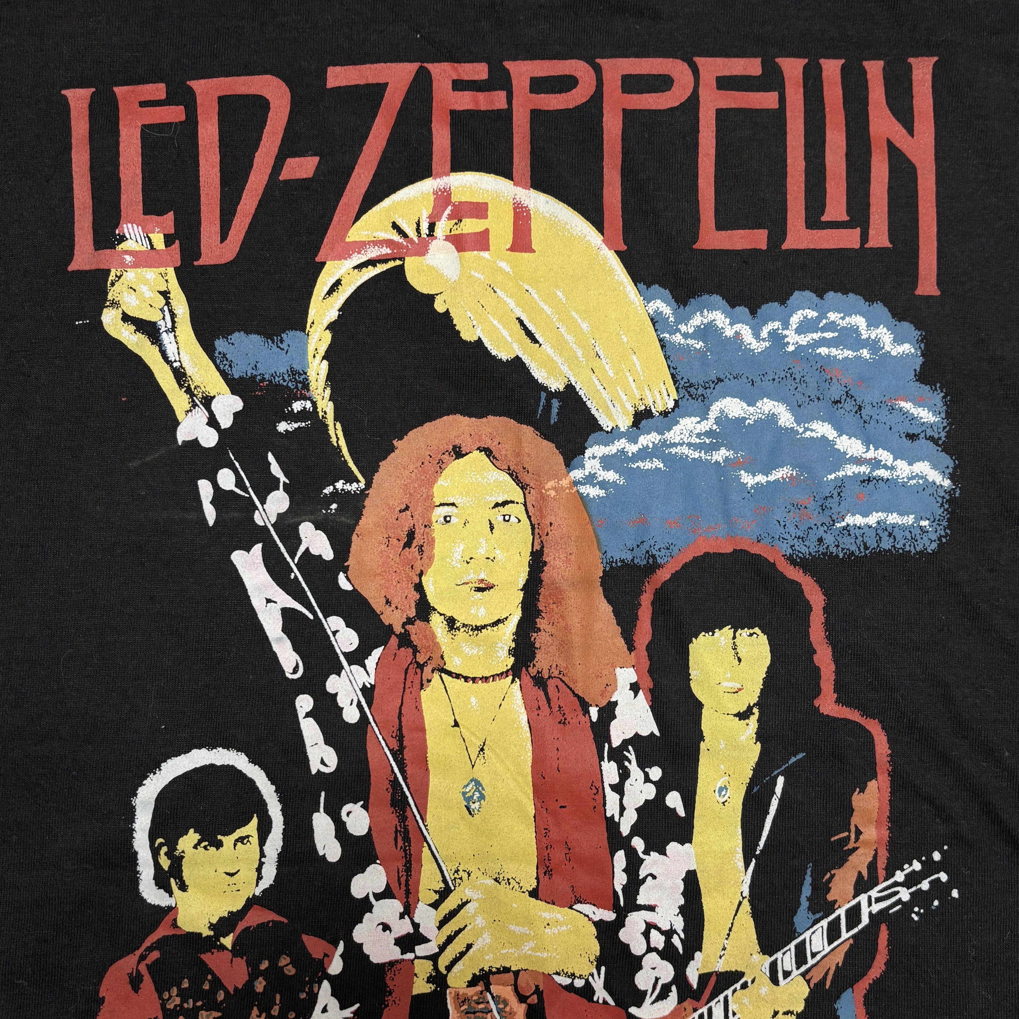 Band Tees Vintage Led Zeppelin Shirt 80s Single Stitch Rock Band Tee Size US M / EU 48-50 / 2 - 4 Thumbnail