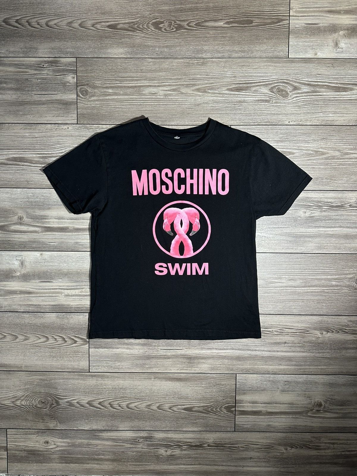 Moschino Moschino Swim Flamingo T Shirt Size US M / EU 48-50 / 2 - 1 Thumbnail