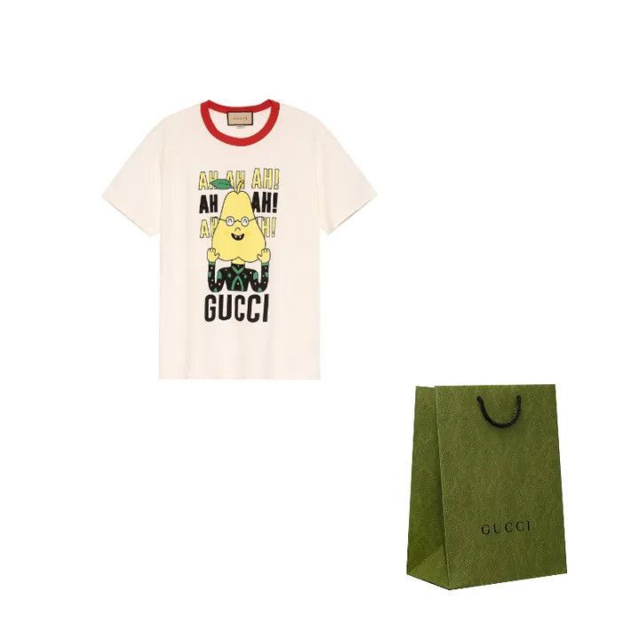 Gucci Gucci Gucci Cartoon Print Short Sleeve T-Shirt -2506 Size US M / EU 48-50 / 2 - 1 Thumbnail