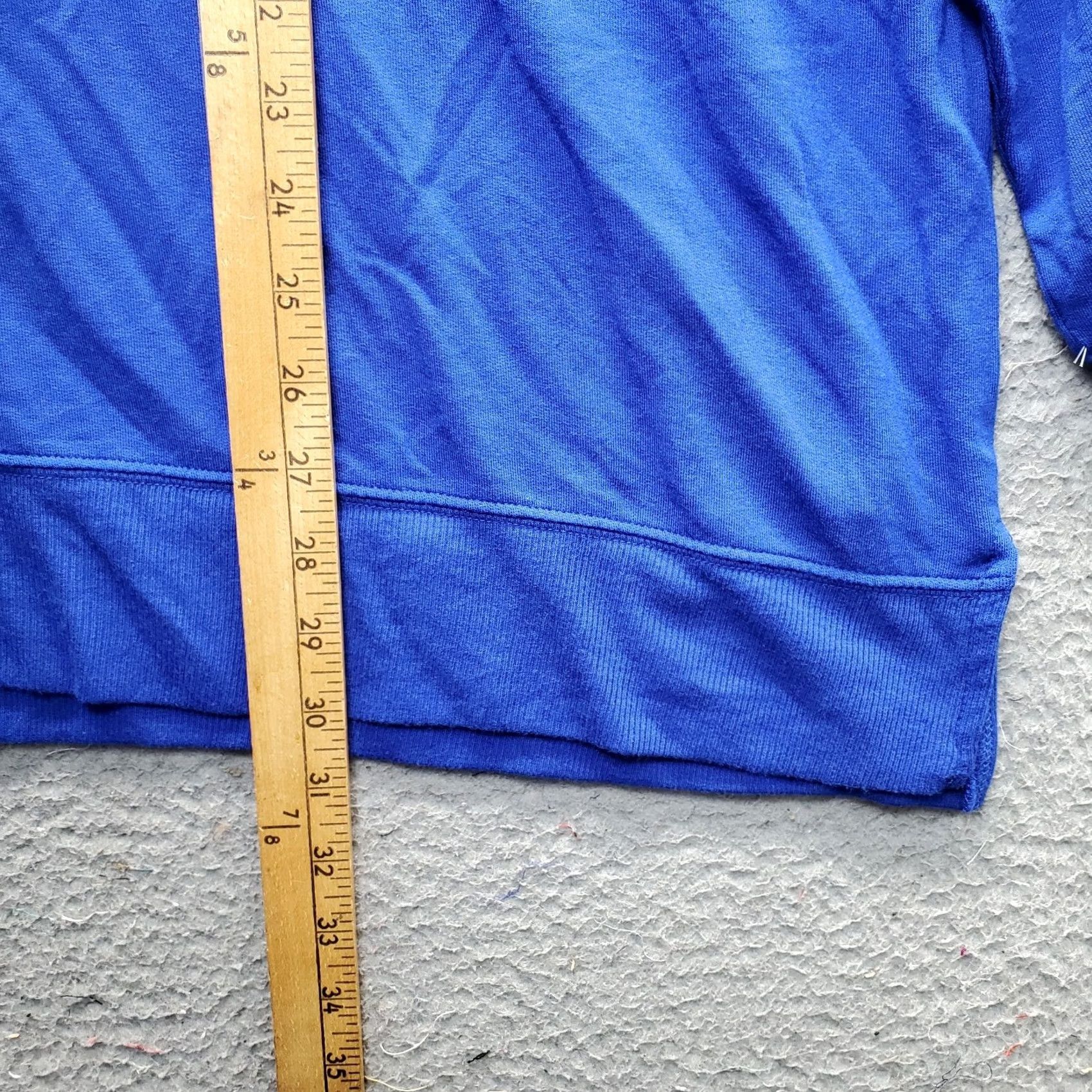 Vintage Workshop Womens 3X Blue Moisture Wicking Breathable Pullover Sweater Size XXL / US 16-18 / IT 52-54 - 3 Thumbnail