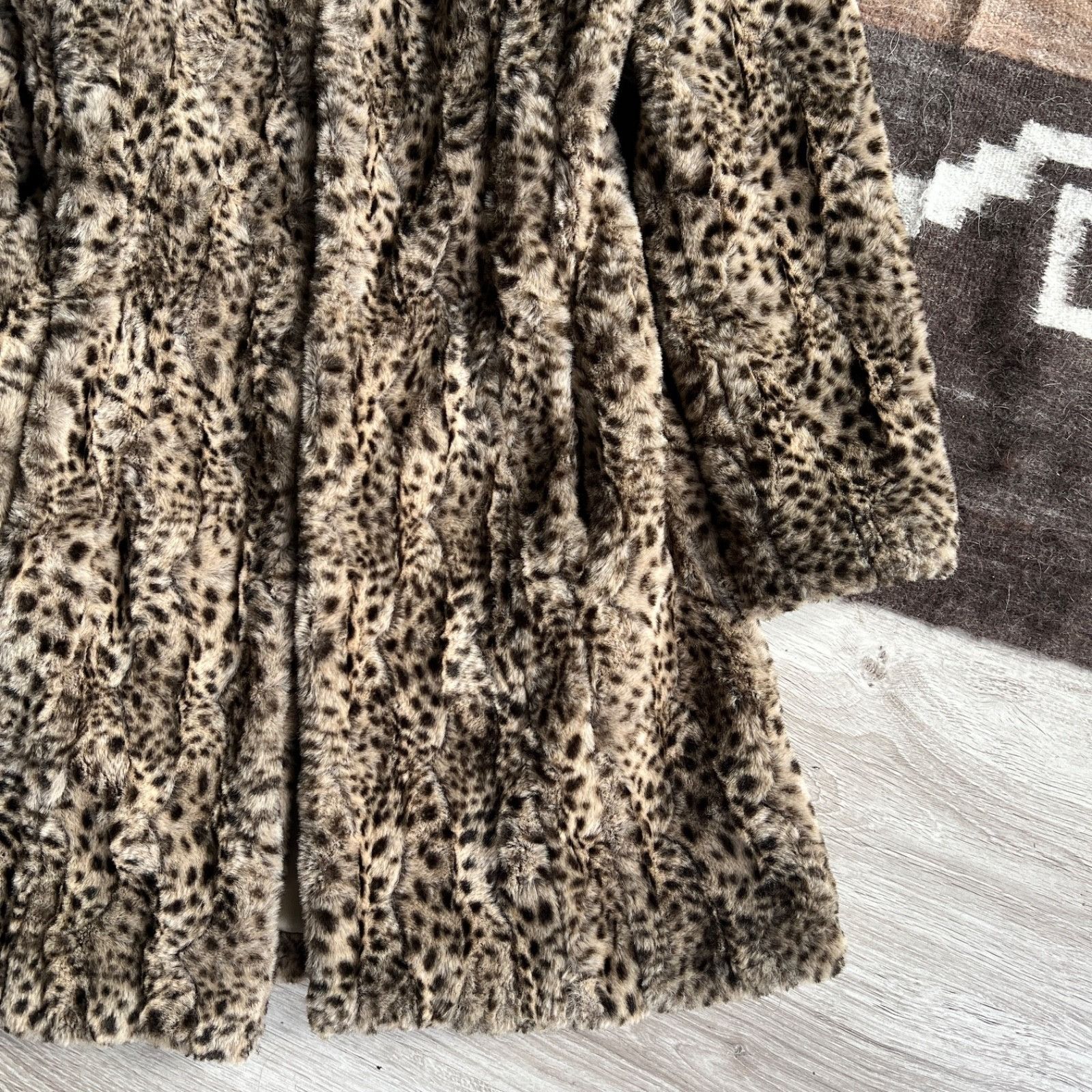 Karen Millen Karen Millen Faux Fur Leopard Long Coat 0012BC Size M / US 6-8 / IT 42-44 - 8 Thumbnail