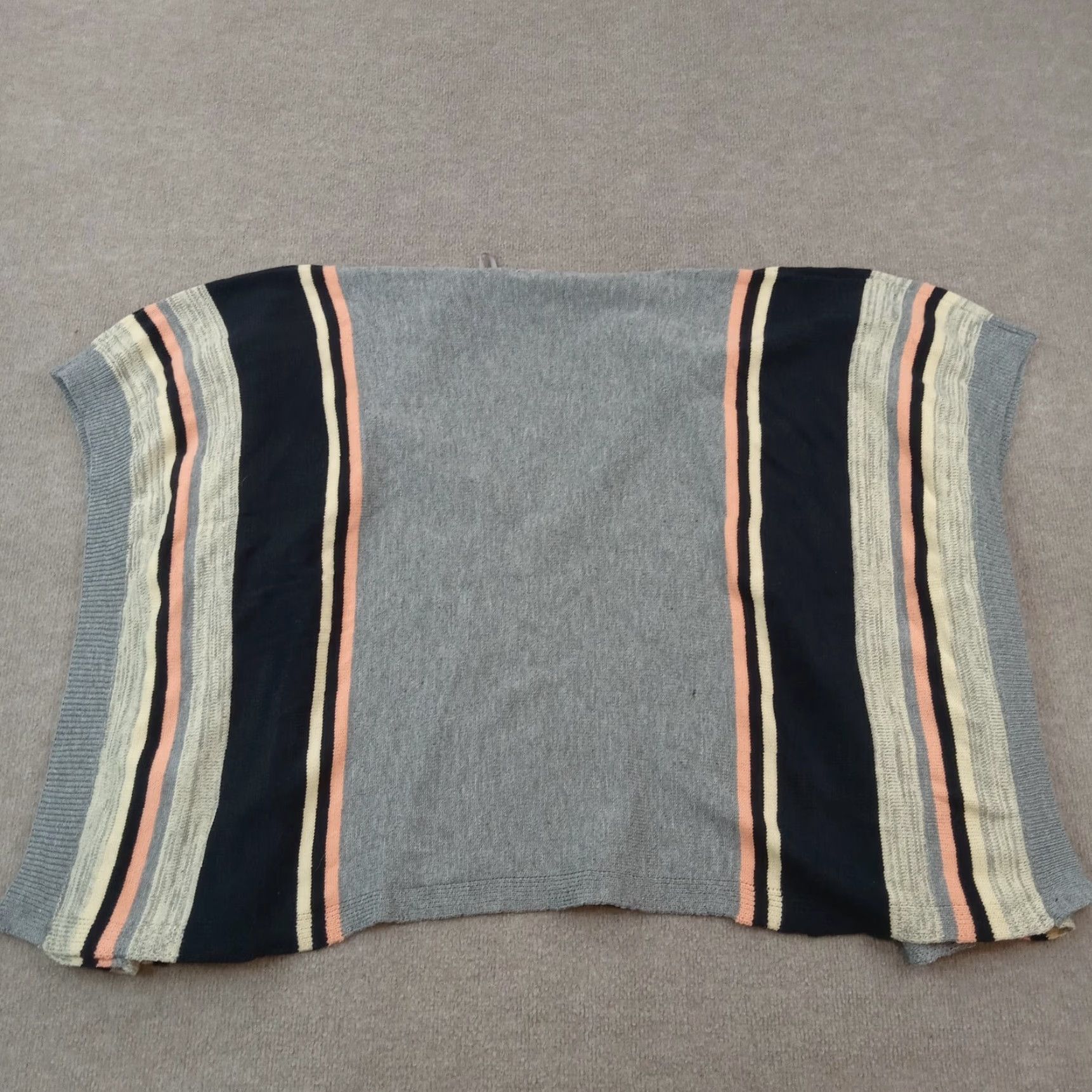 Vintage Sophie Rue Striped Cardigan Sweater Womens Large Gray Size L / US 10 / IT 46 - 7 Thumbnail