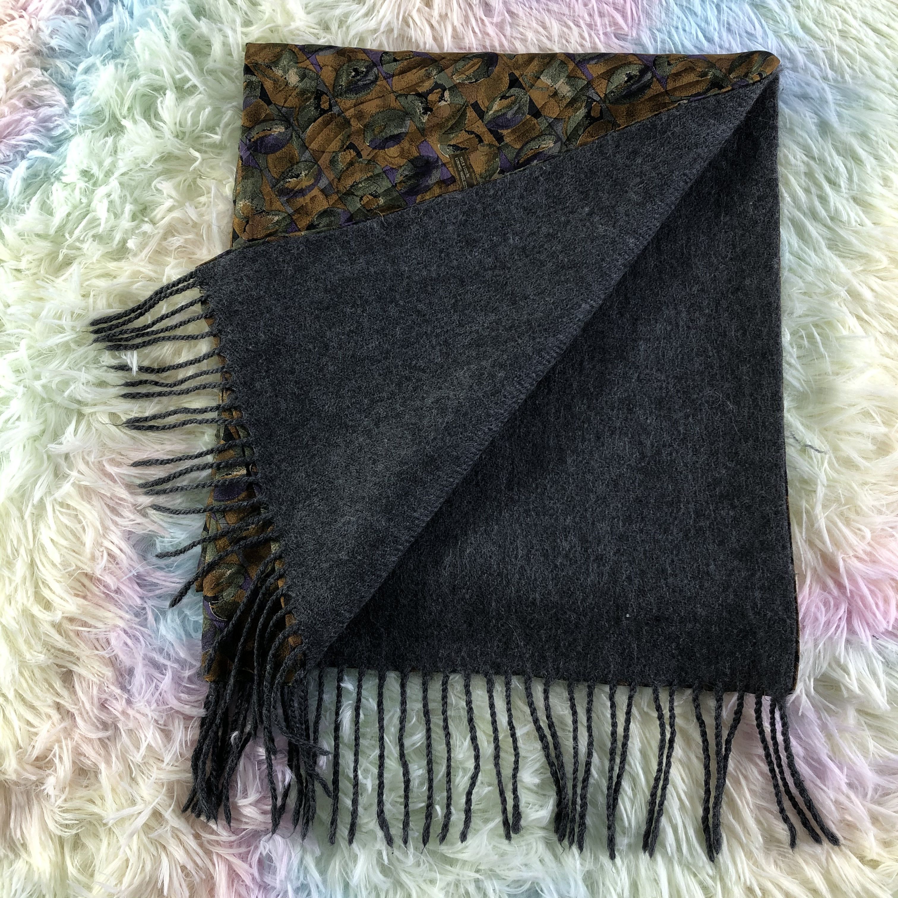 Vintage Hubert Milano Scarf / Muffler / Neckwear - KM304 Size ONE SIZE - 4 Thumbnail