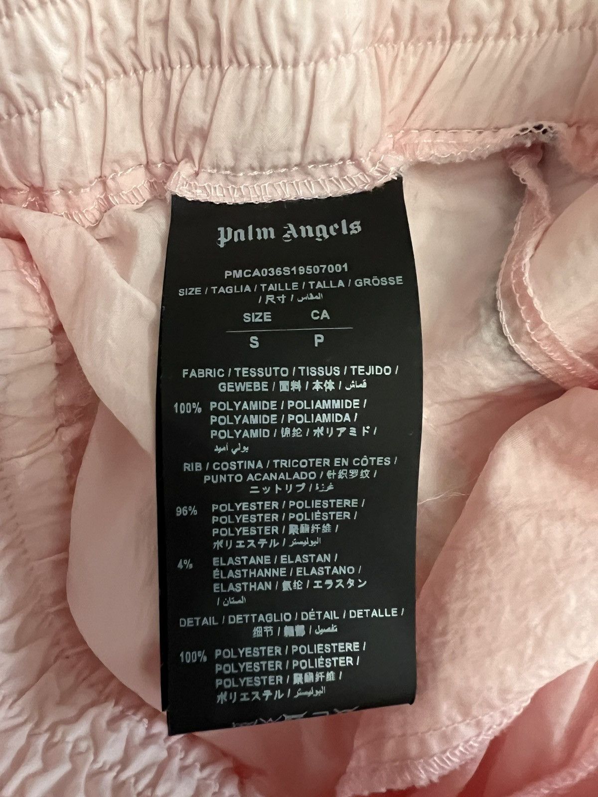 Palm Angels Palm Angels Loose Fit Track Pants Baby Pink Size 27" / US 4 / IT 40 - 6 Thumbnail