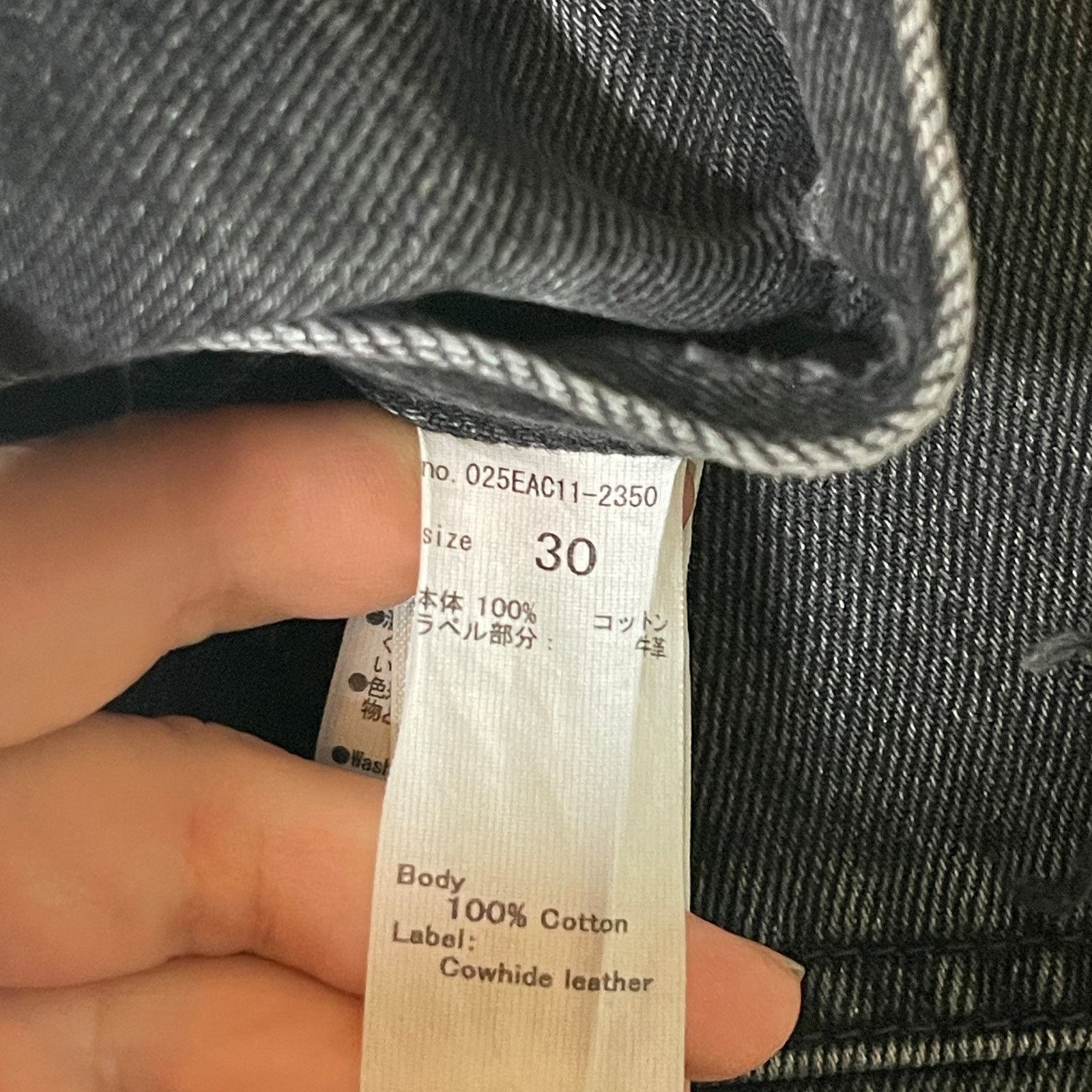 MOUSSY Moussy Merry Tapered Mid Rise Faded Black Cropped Jeans 30 Size 30" / US 8 / IT 44 - 7 Thumbnail