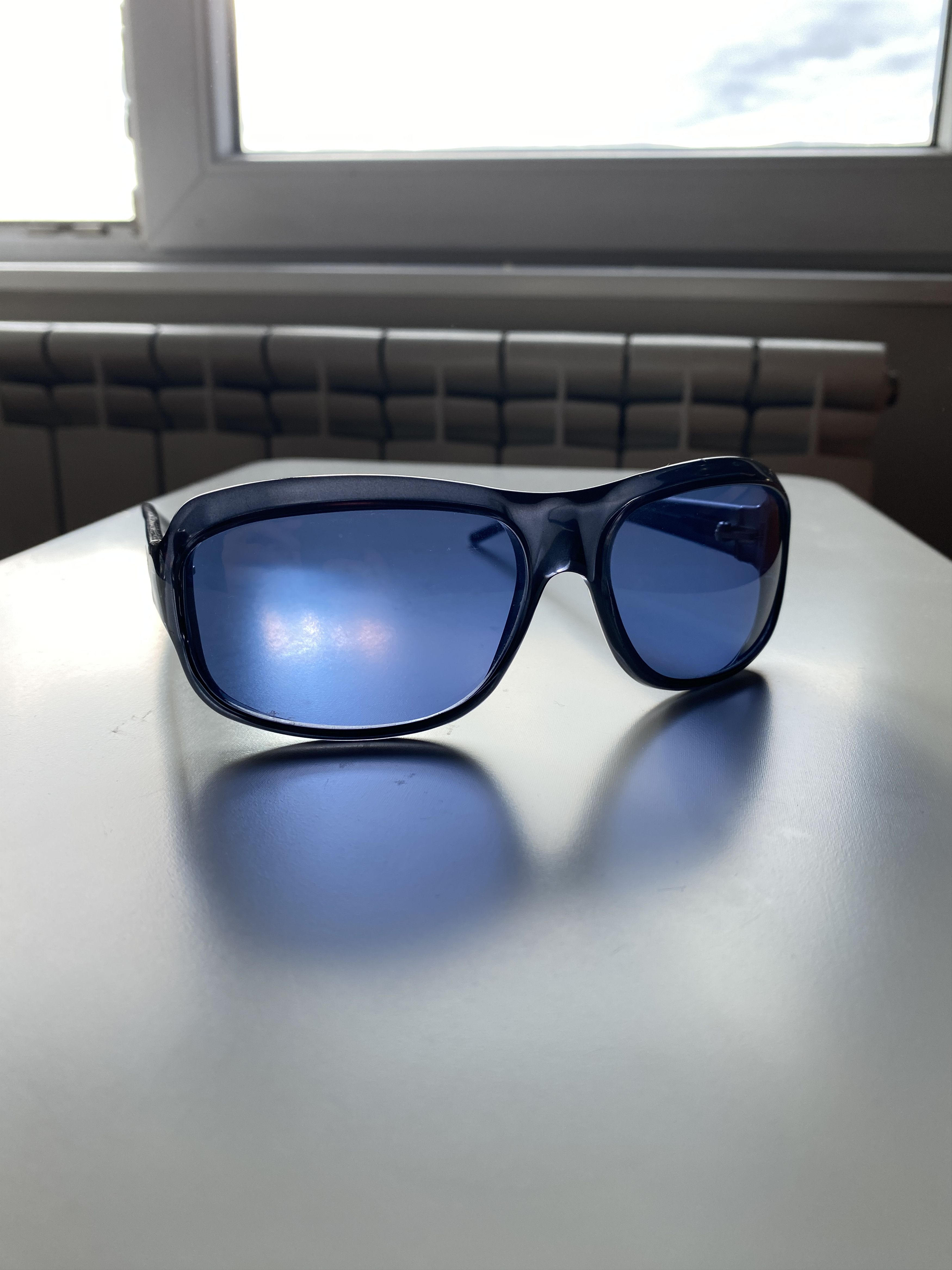 Gucci Vintage Gucci Blue Sunglasses Size ONE SIZE - 2 Thumbnail