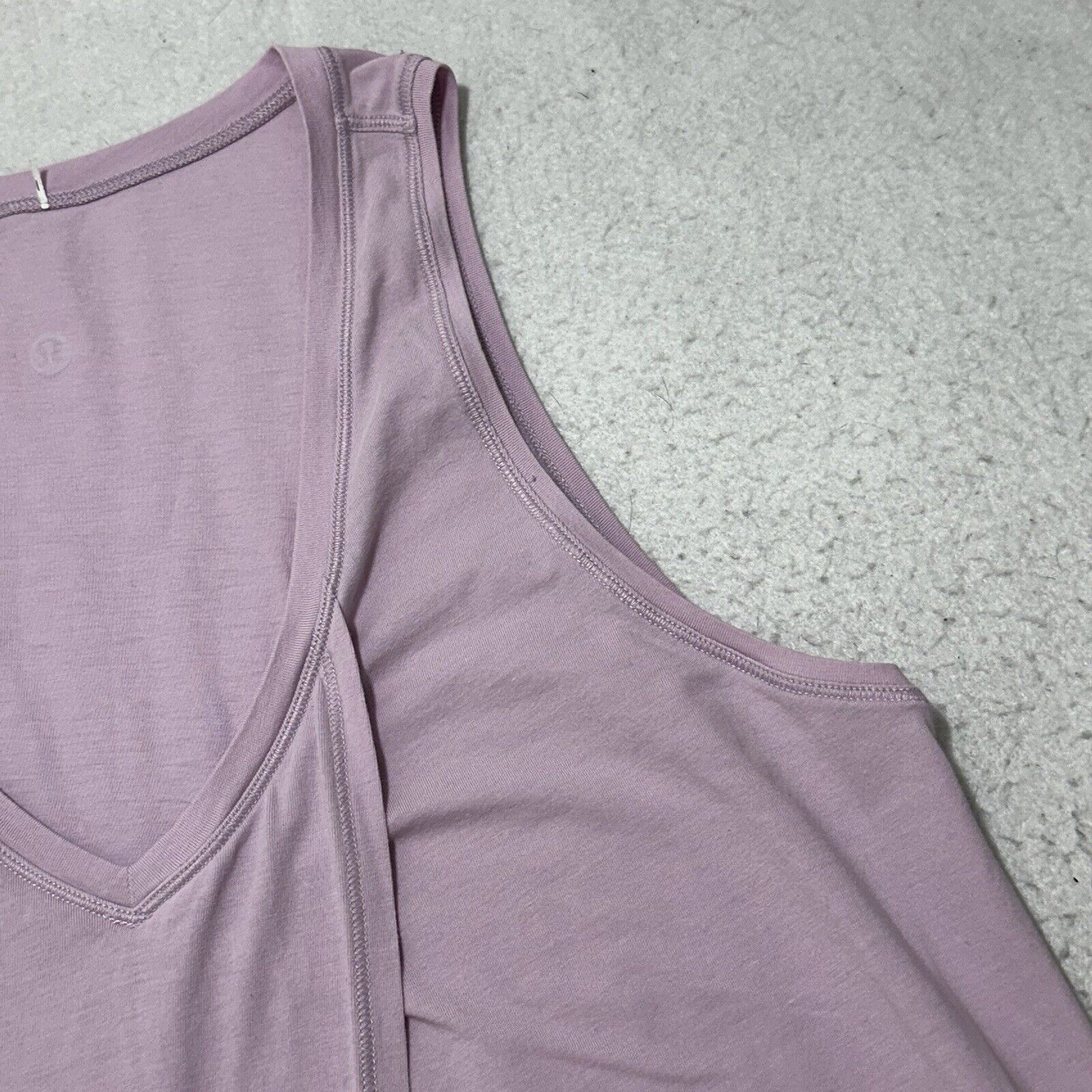 Lululemon Lululemon 6 Knot A Problem Tank Top Rose Quartz Pink V-Neck Size M / US 6-8 / IT 42-44 - 3 Thumbnail