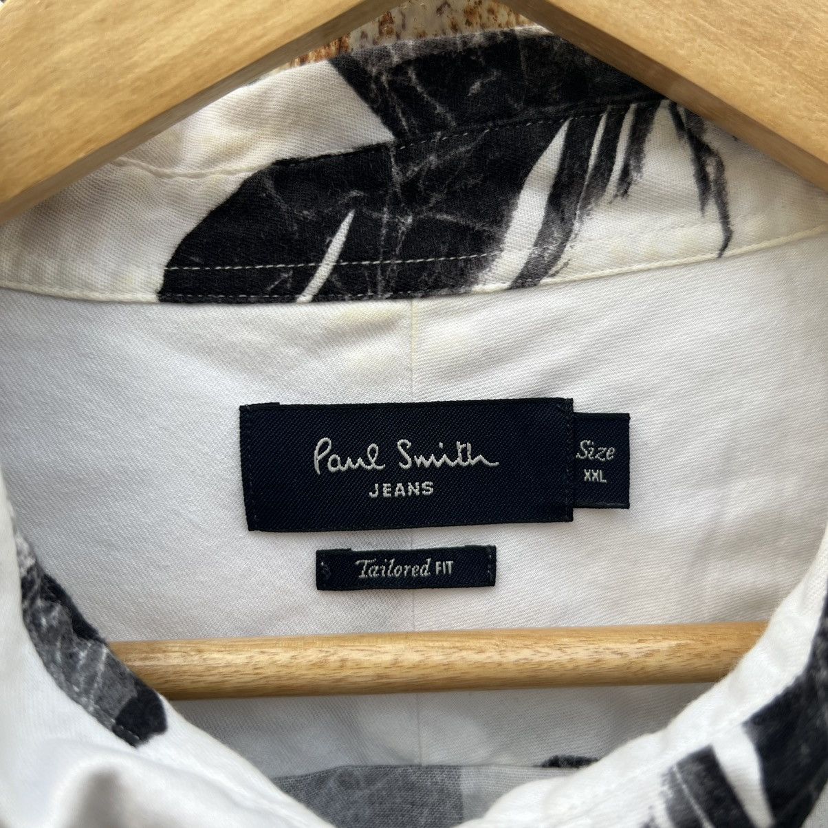 Paul Smith “PAUL SMITH” BUTTON UP OVERPRINT SHIRT Size US XXL / EU 58 / 5 - 8 Thumbnail