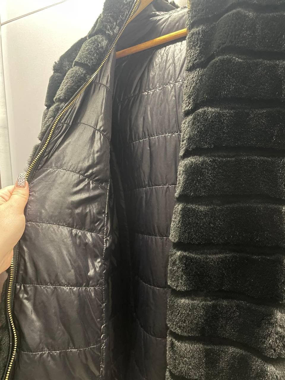 Other Wooman winter fur jacket Size L / US 10 / IT 46 - 8 Thumbnail