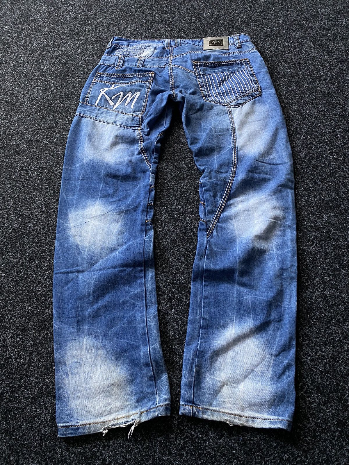 Japanese Brand × Rock Revival Y2K Kosmo Lupo Denim Jeans Blue Multipockets Rare Size 34 Size US 34 / EU 50 - 8 Thumbnail
