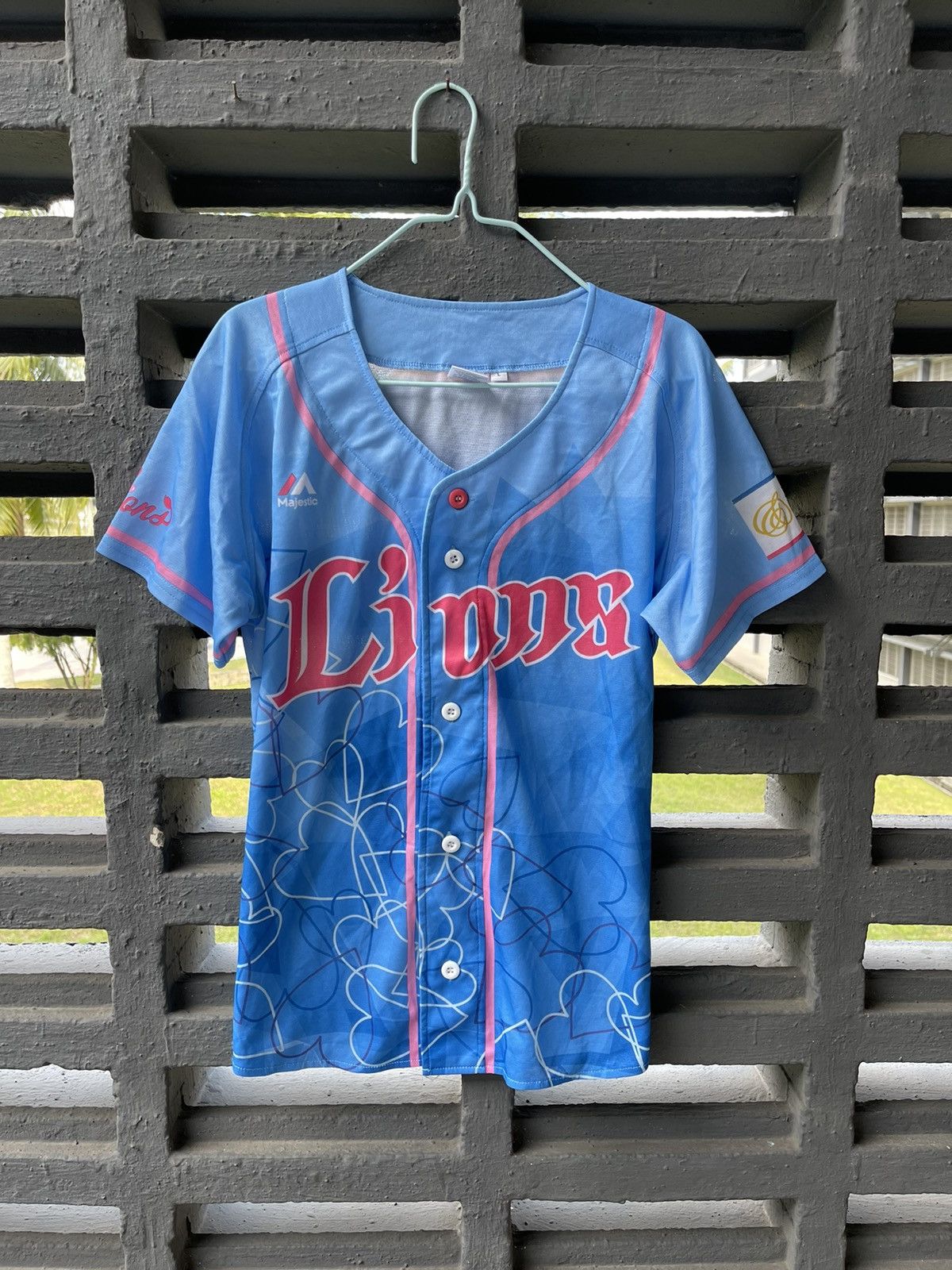 Japanese Brand × Vintage Majestic Lions jersey MLB baseball 📸 Size US L / EU 52-54 / 3 - 1 Thumbnail