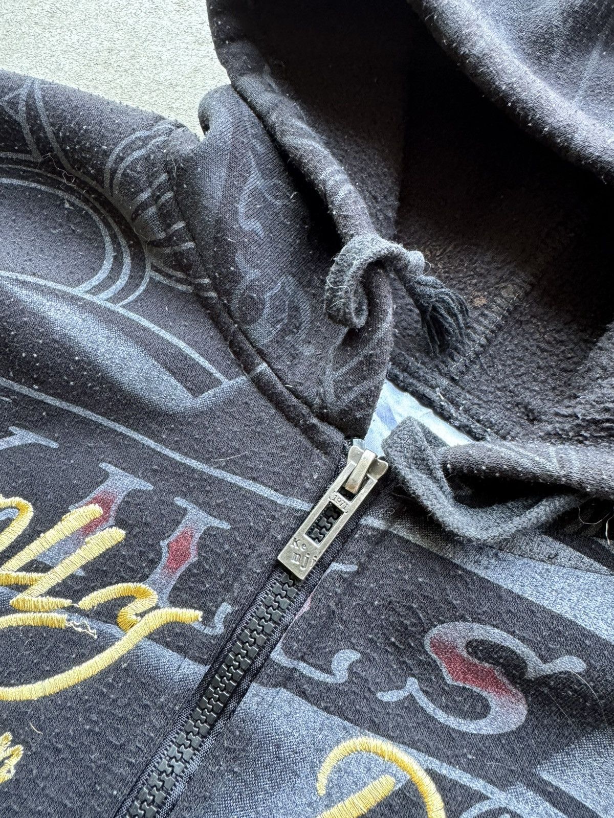Christian Audigier Really Point Like Ed Hardy Drip Zip Hoodie Drip Rare Size US XL / EU 56 / 4 - 8 Thumbnail