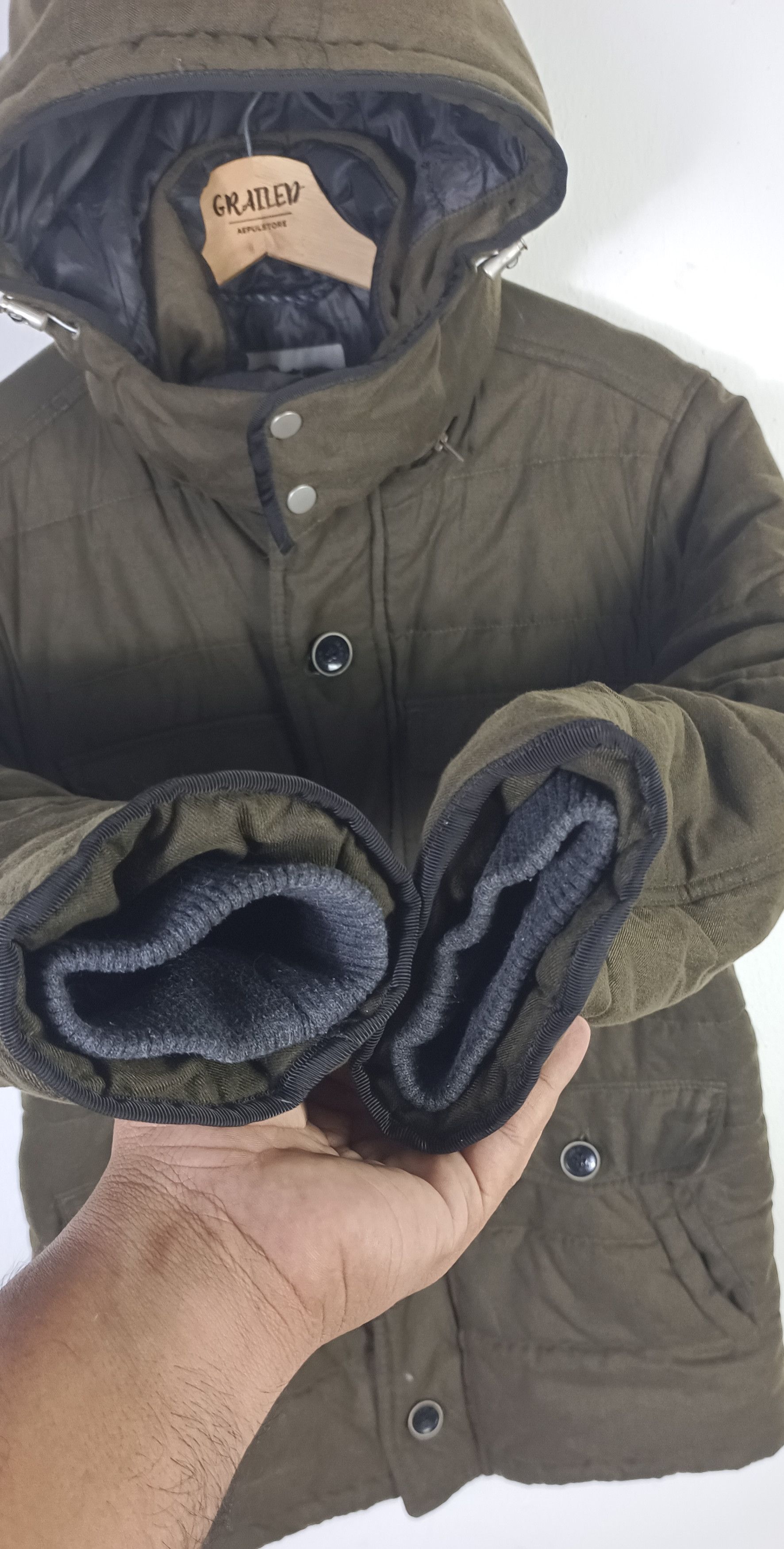 Japanese Brand IKKA Puffer Hoodie Tactical Pocket Size US M / EU 48-50 / 2 - 8 Thumbnail