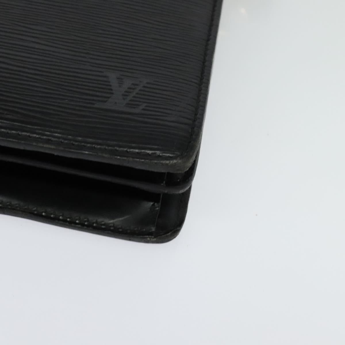 Louis Vuitton LOUIS VUITTON Epi Capuchin Shoulder Bag Black M52342 Size ONE SIZE - 15 Thumbnail