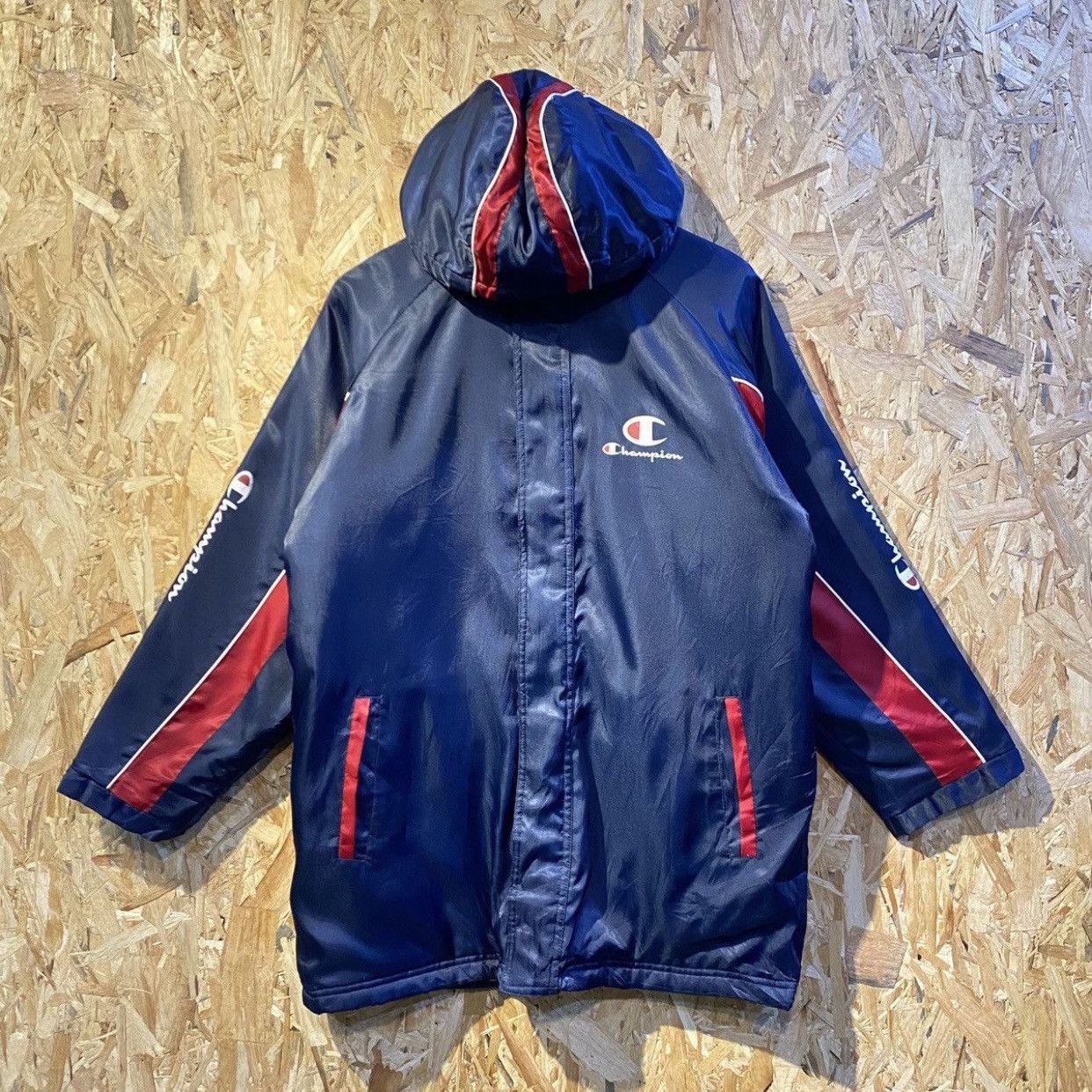 Champion Vintage Champion Rochaster Long Raincoats Fleece Size US XL / EU 56 / 4 - 2 Thumbnail