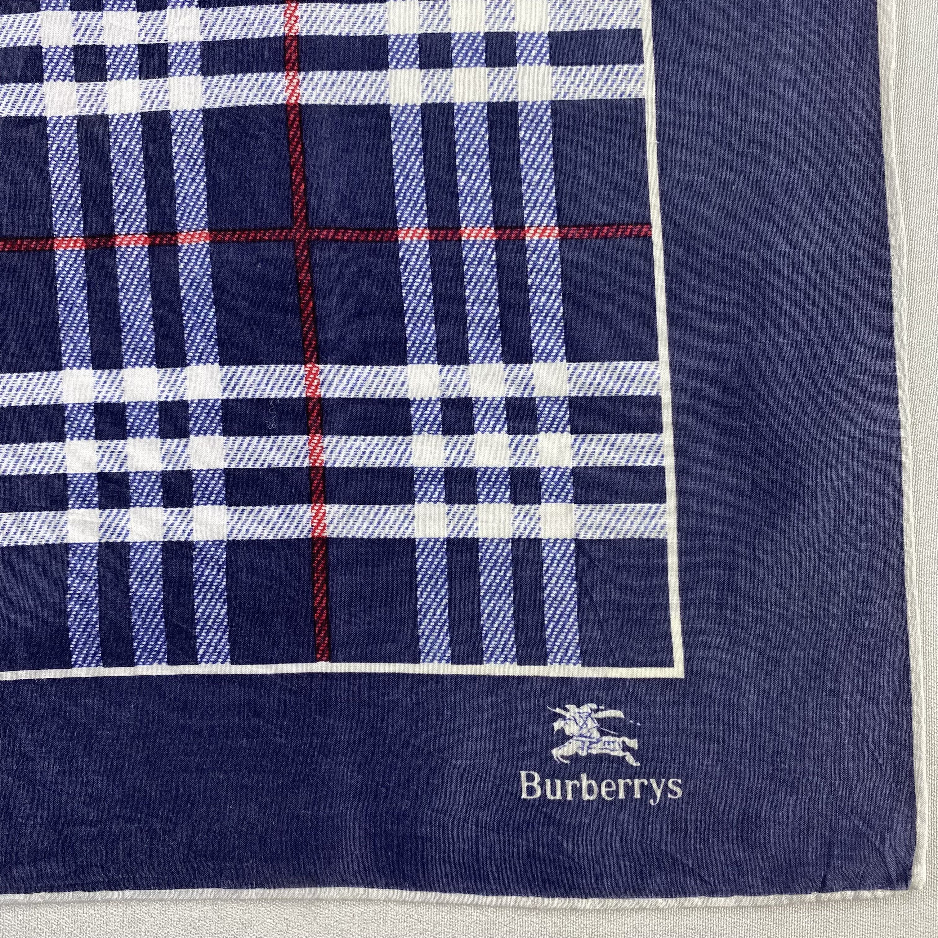 Burberry × Vintage Burberry Handkerchief / Neckerchief / Bandana-P1693 Size ONE SIZE - 3 Thumbnail