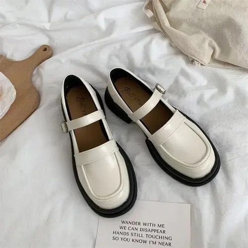 Designer × Japanese Brand × Vintage Retro Japanese Mary Jane British style small leather shoes Size US 7.5 / IT 37.5 - 2 Thumbnail