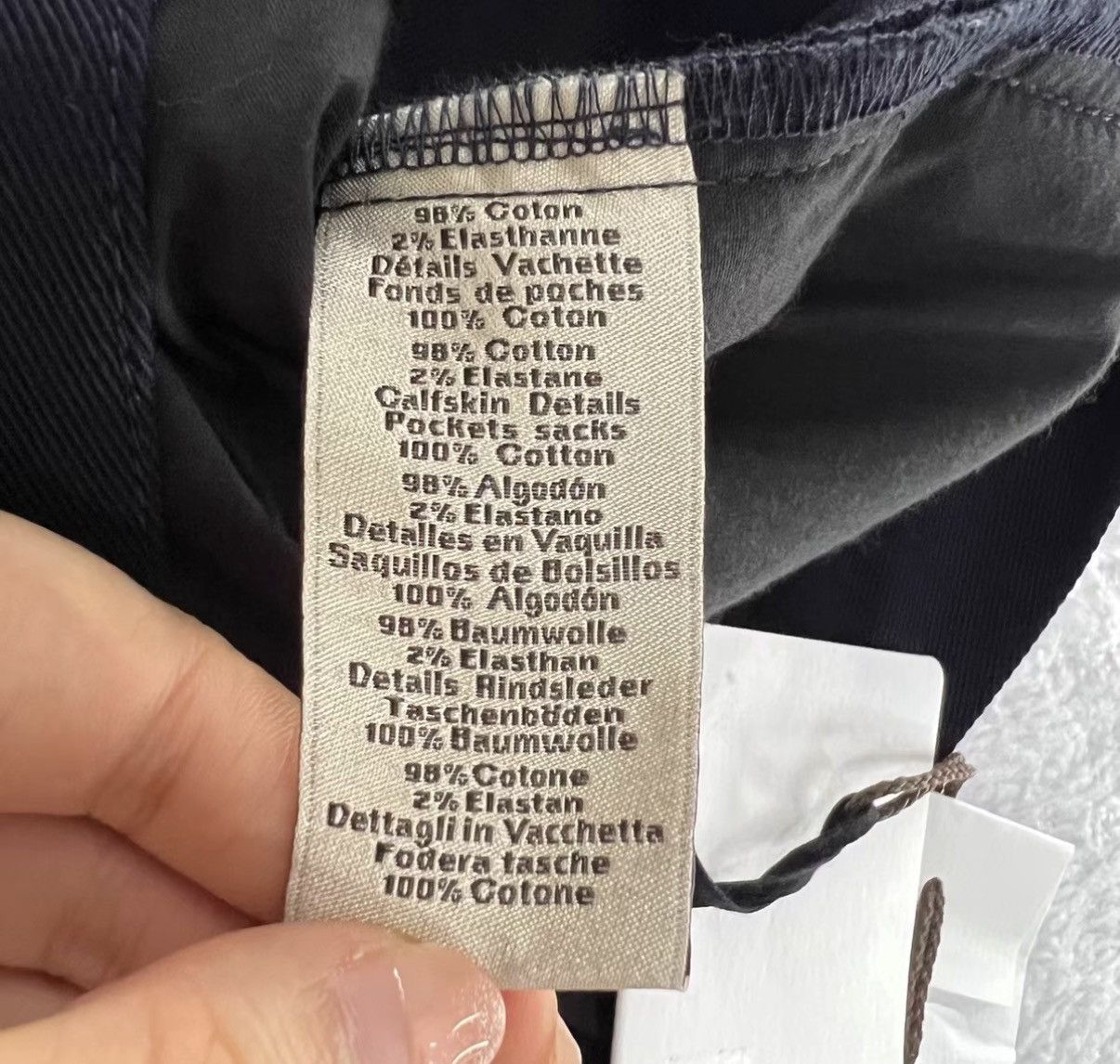 Hermes Hermès Navy Blue Denim Jeans J41 Size 30" / US 8 / IT 44 - 5 Thumbnail